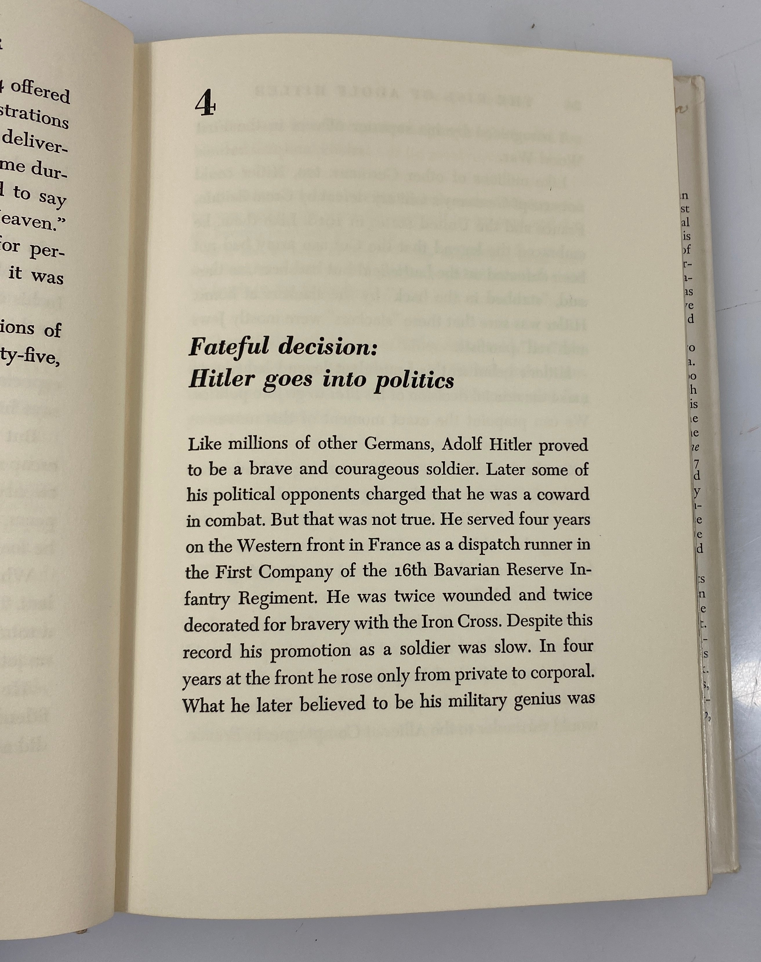 The Rise and Fall of Adolf Hitler Shirer Random House 1961 HCDJ