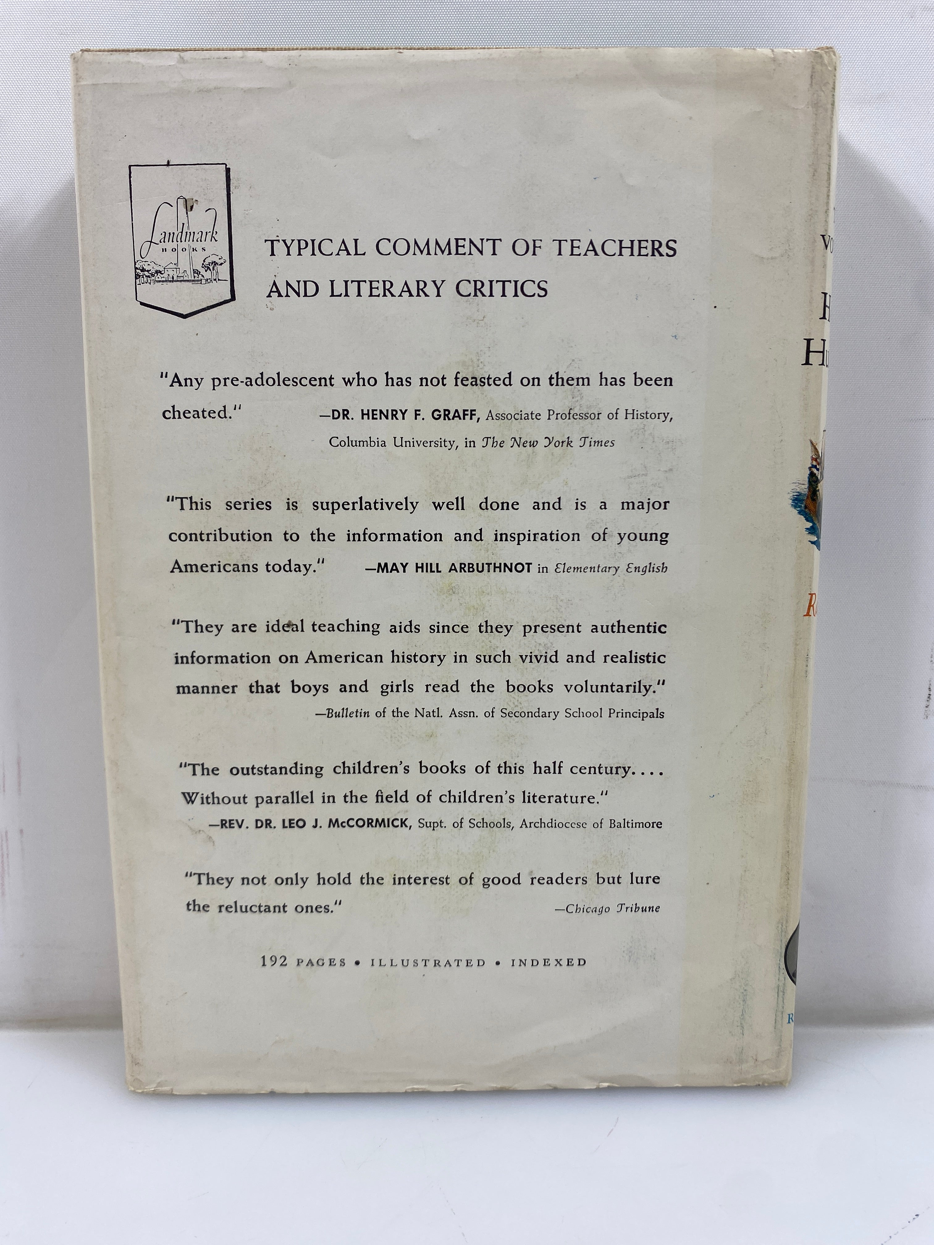 The Voyages of Henry Hudson Eugene Rachlis Random House 1962 HCDJ