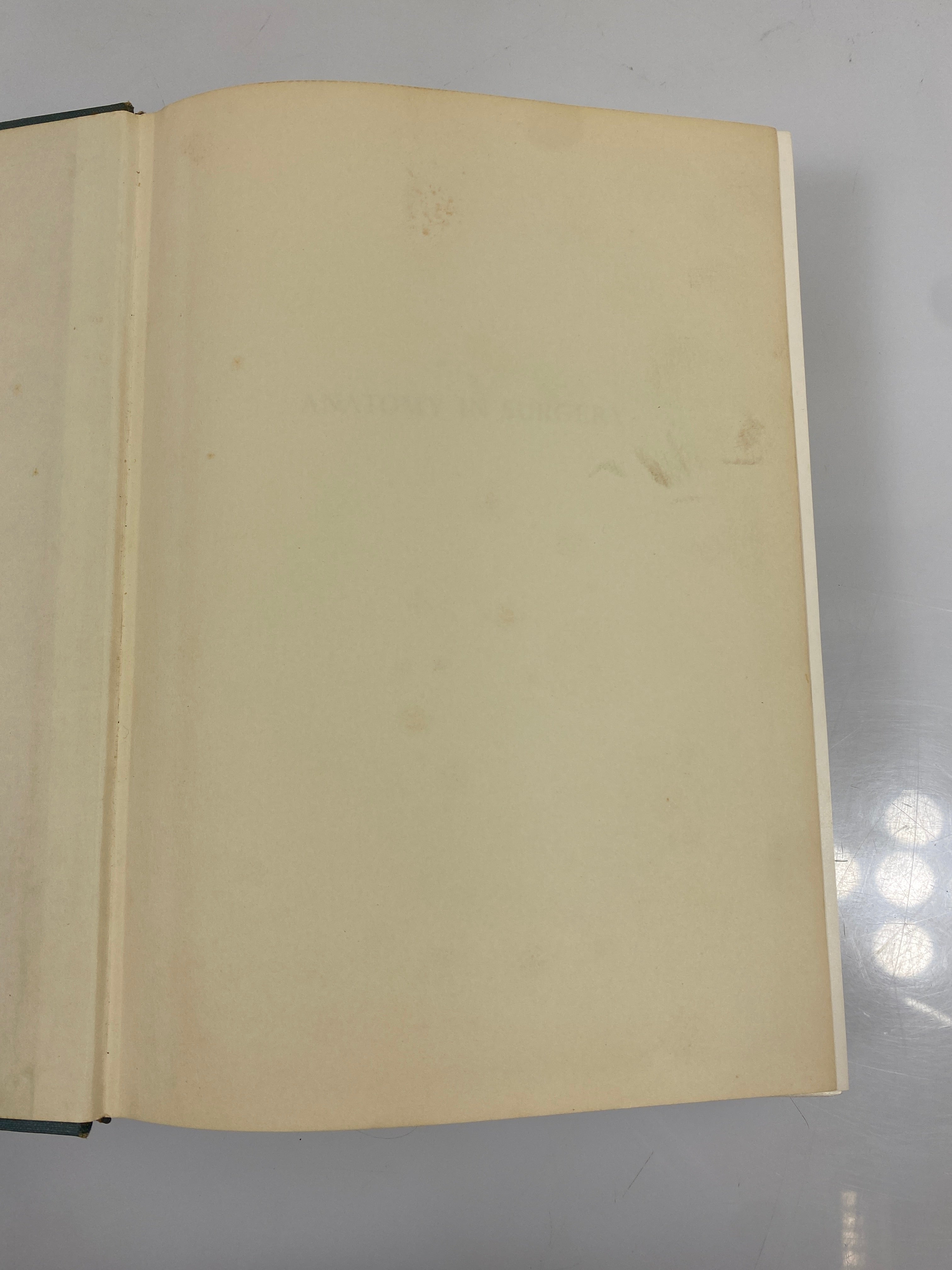 Anatomy in Surgery Philip Thorek J.B. Lippincott Company 2nd Ed. 1962 HC