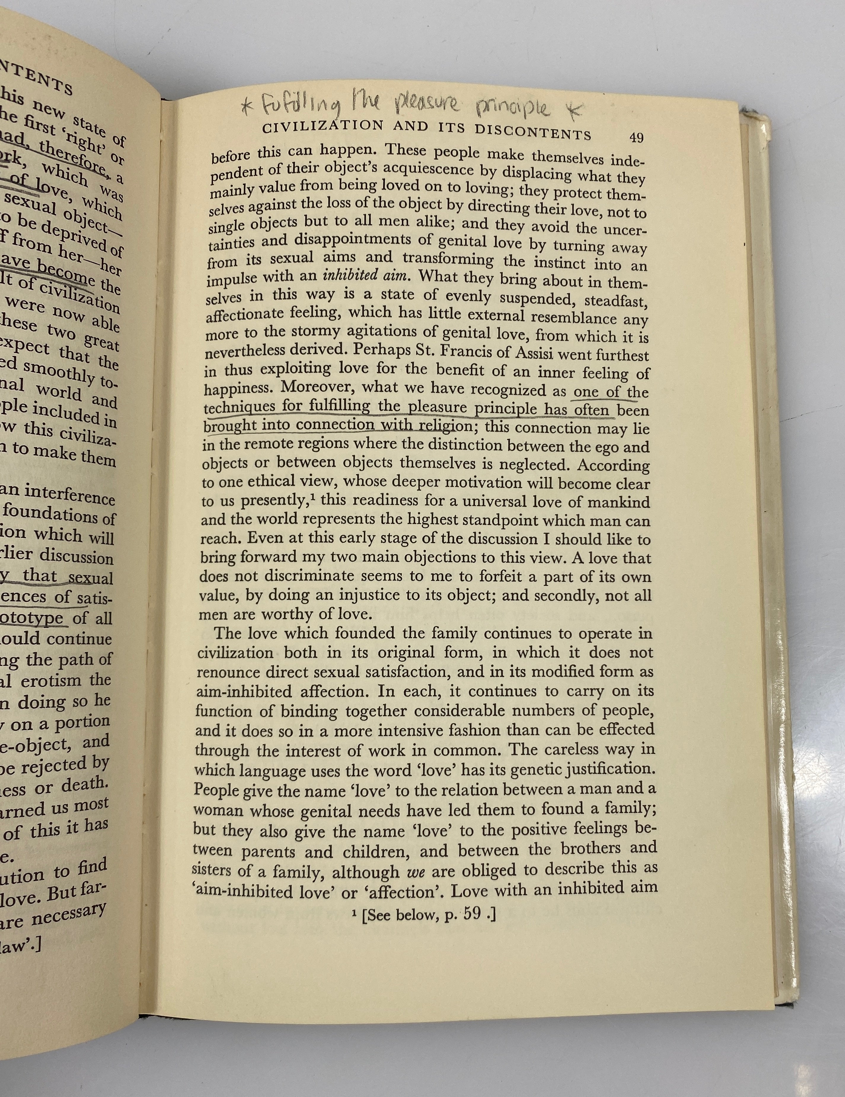 Civilization and Its Discontents Sigmund Freud 1st American Ed. 1962 HCDJ