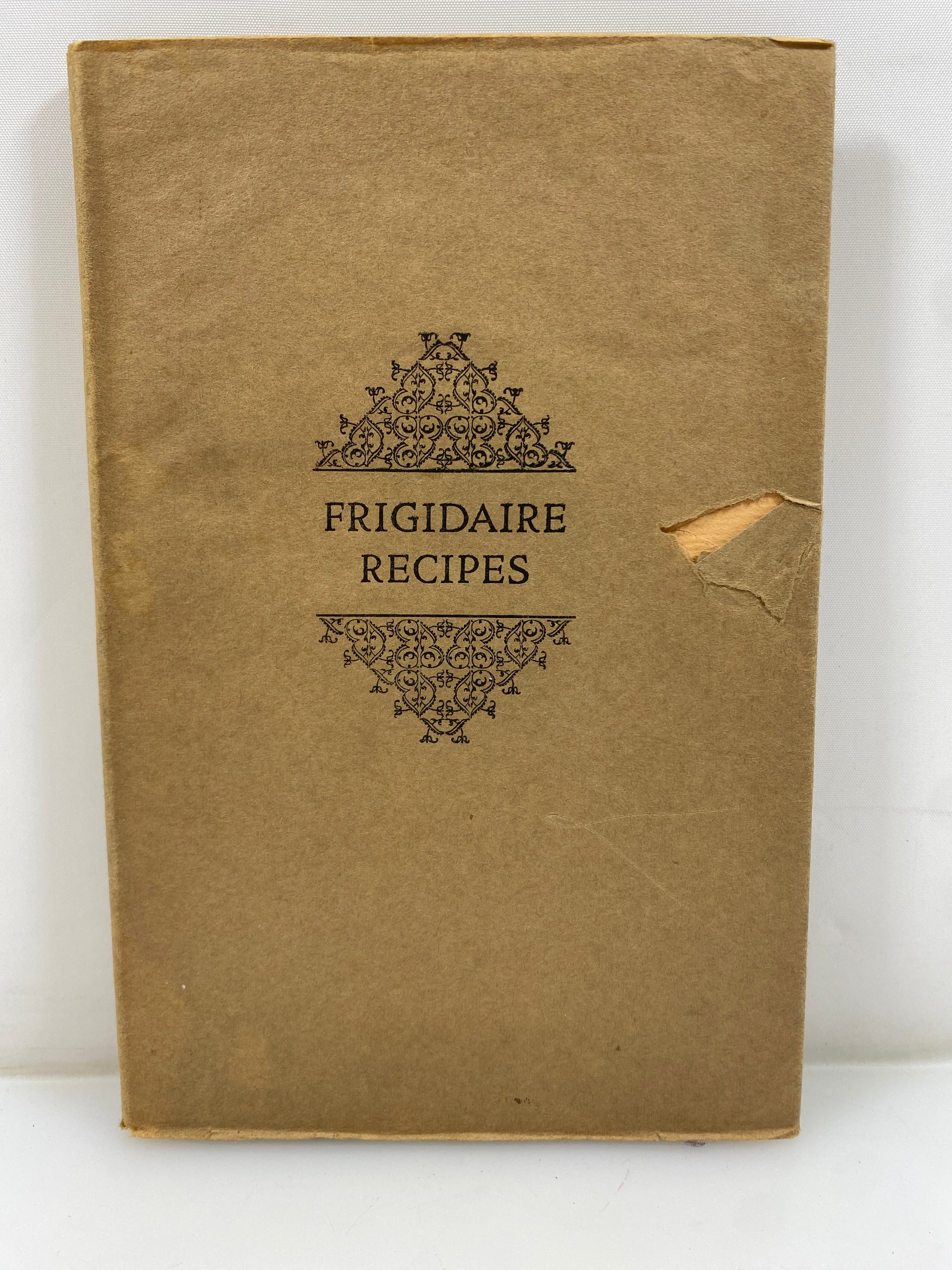 Frigidaire Recipes Frigidaire Corporation 1928 HCDJ