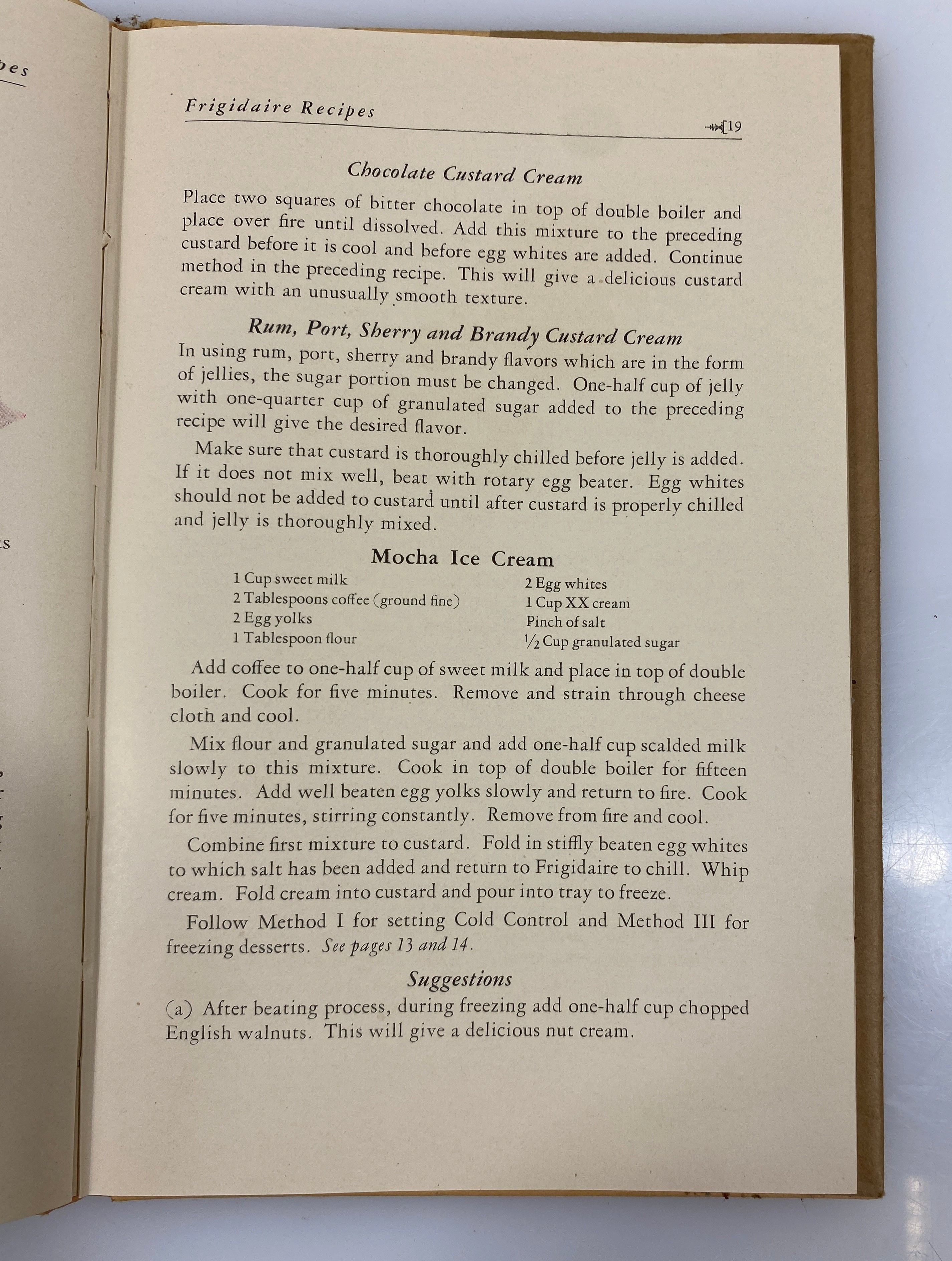 Frigidaire Recipes Frigidaire Corporation 1928 HCDJ
