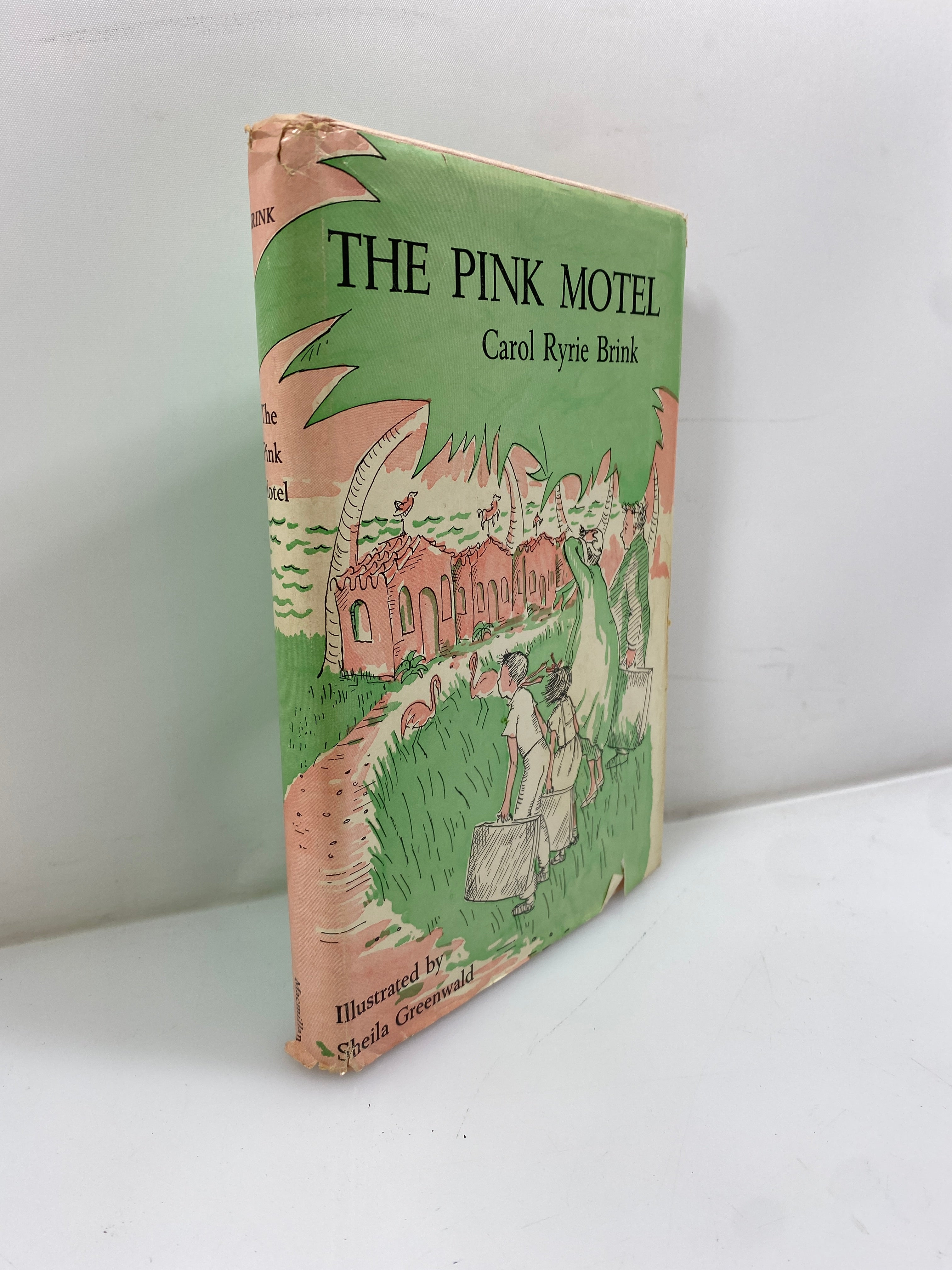 The Pink Motel Carol Ryrie Brink 1st Print 1960 HCDJ