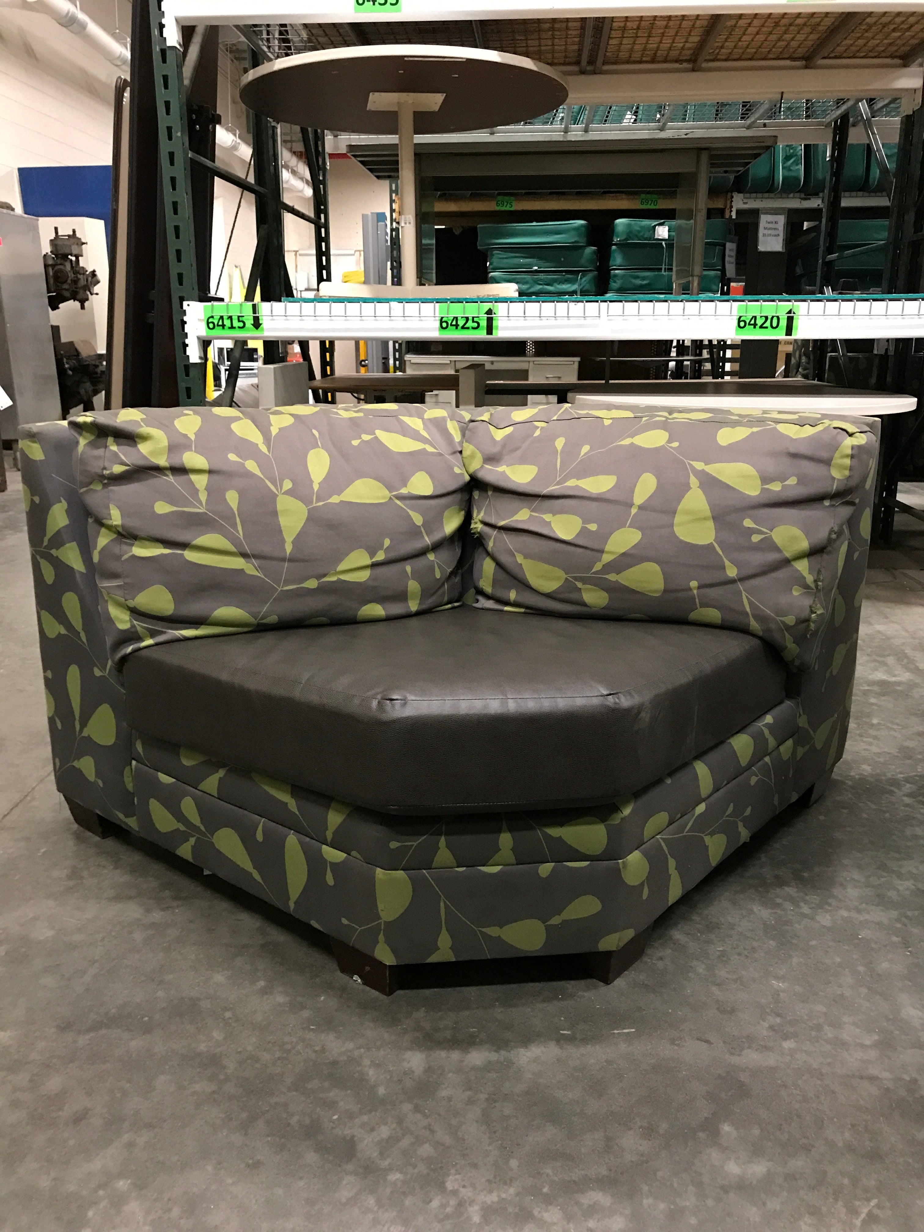 Rolling Upholstered Footstool – MSU Surplus Store