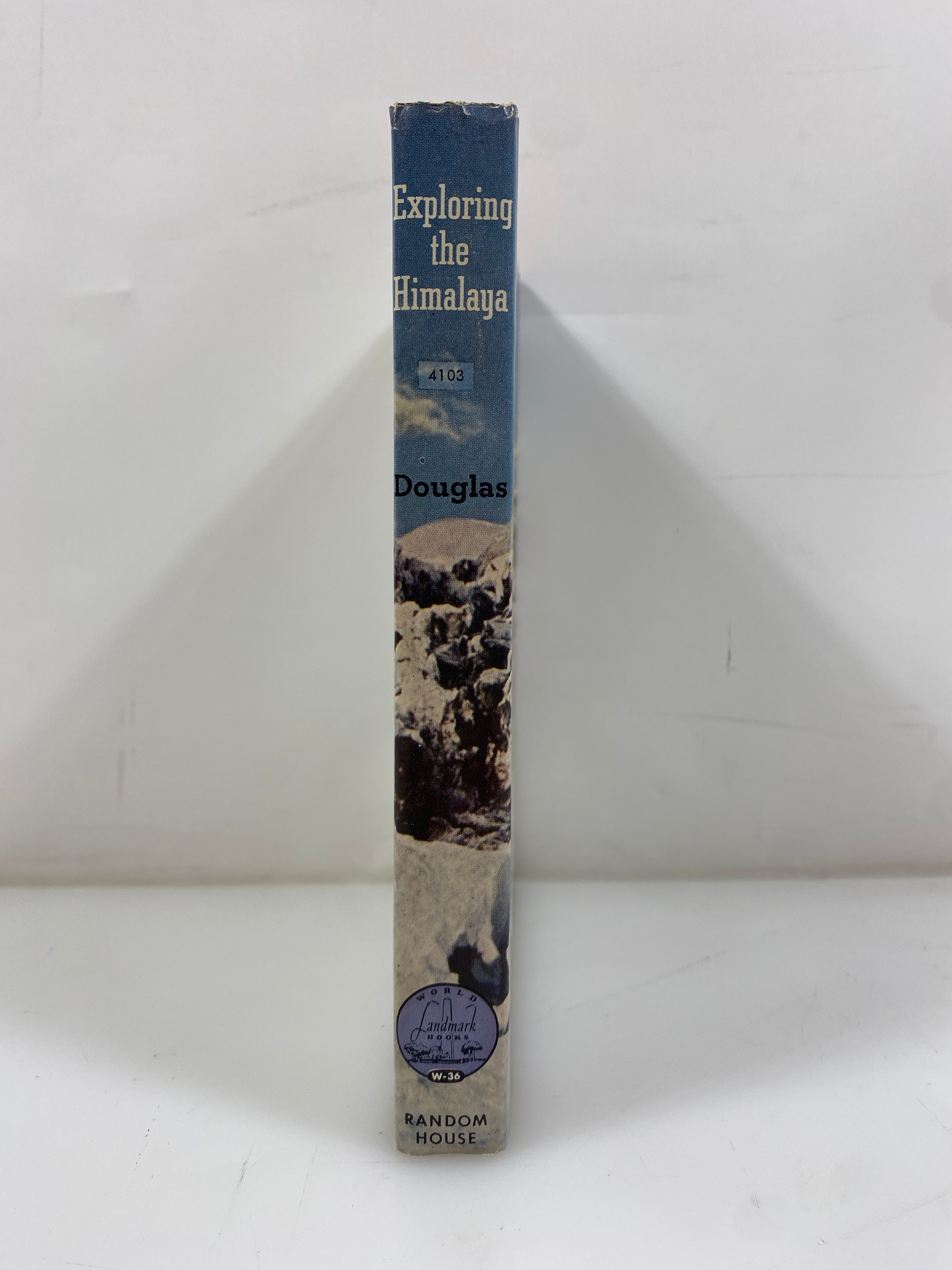 Exploring the Himalaya William Douglas Random House 1958 HCDJ