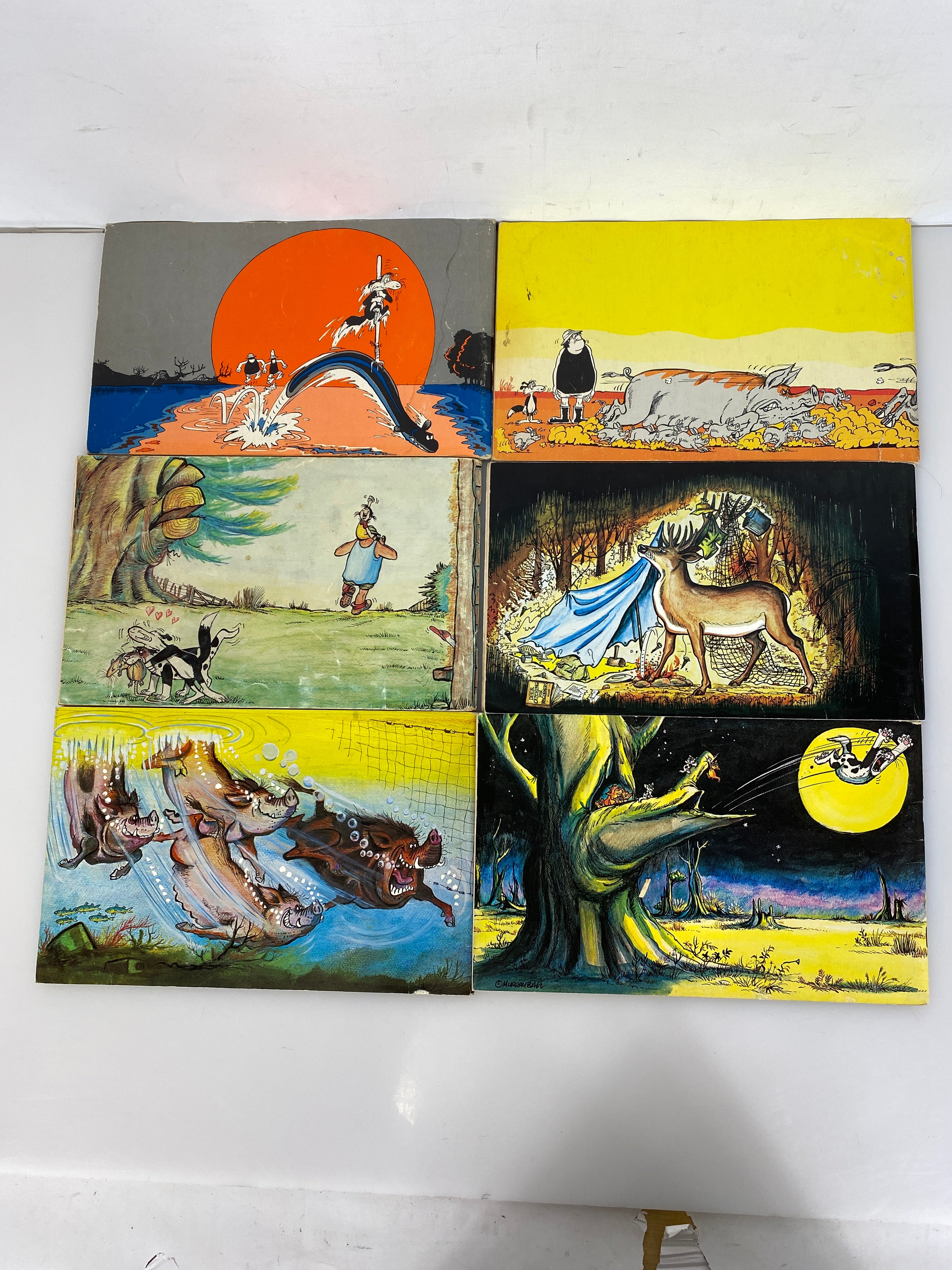 Lot of 9 FooTrot Flats Murray Ball SC