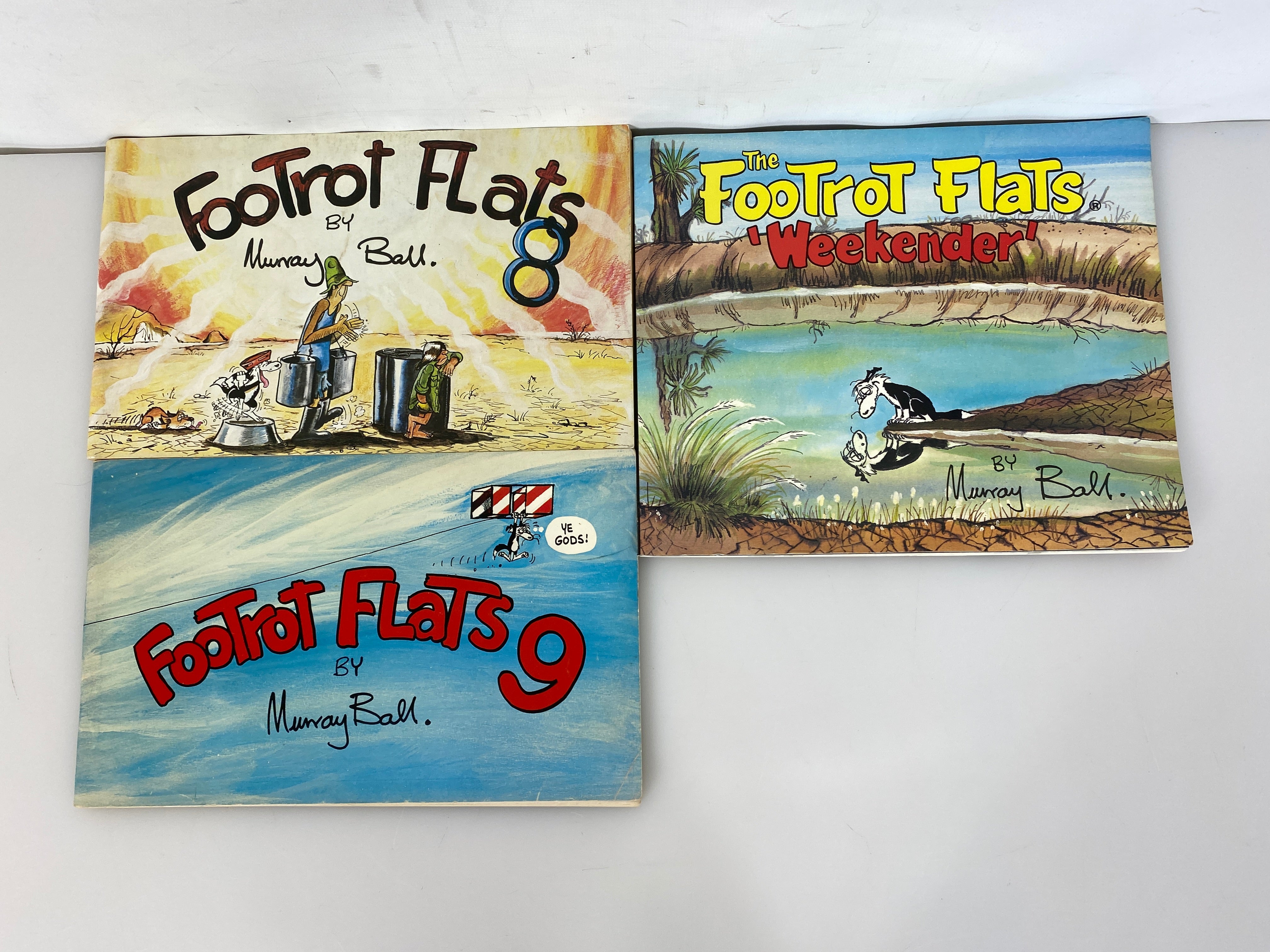 Lot of 9 FooTrot Flats Murray Ball SC