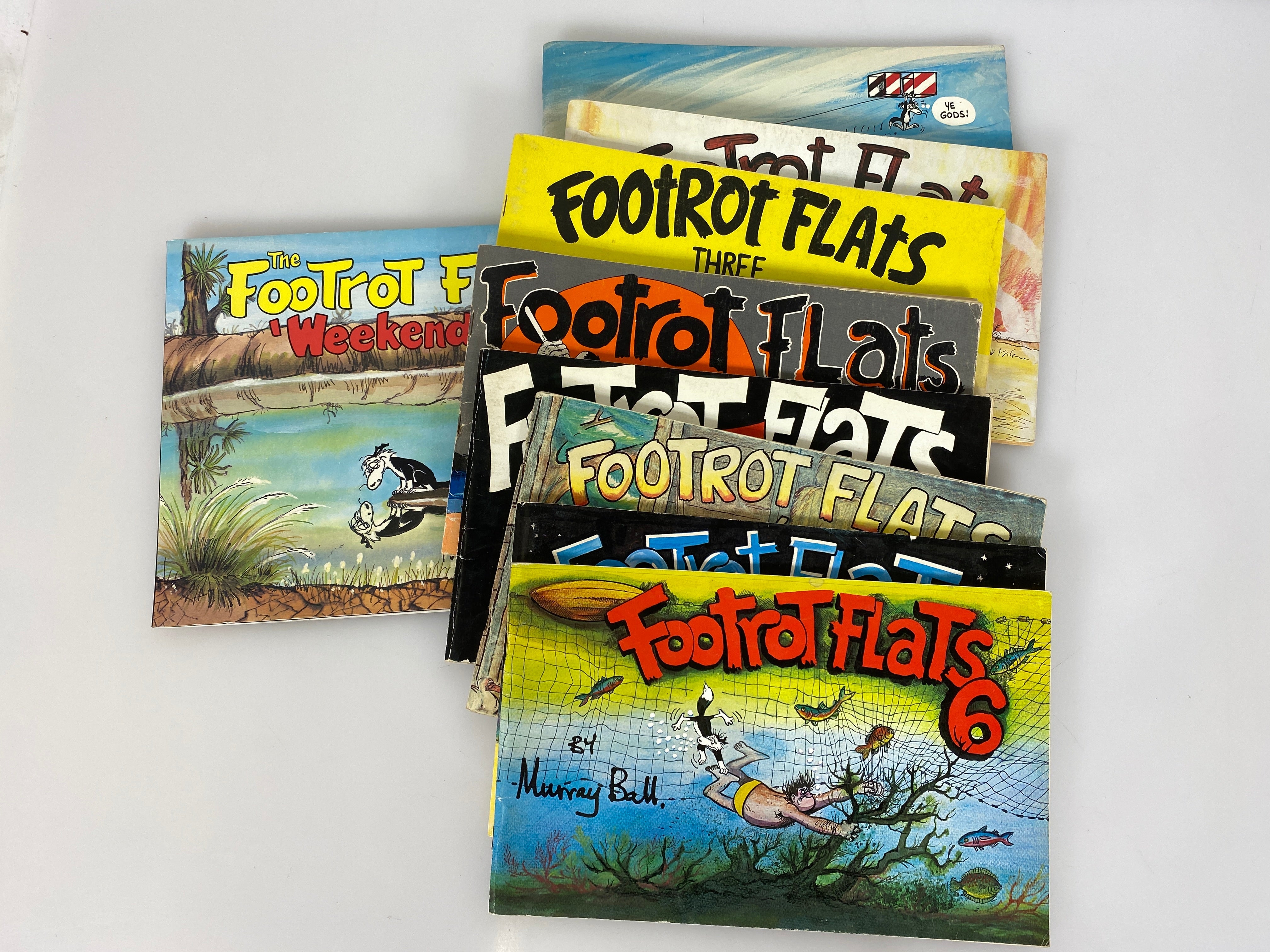 Lot of 9 FooTrot Flats Murray Ball SC