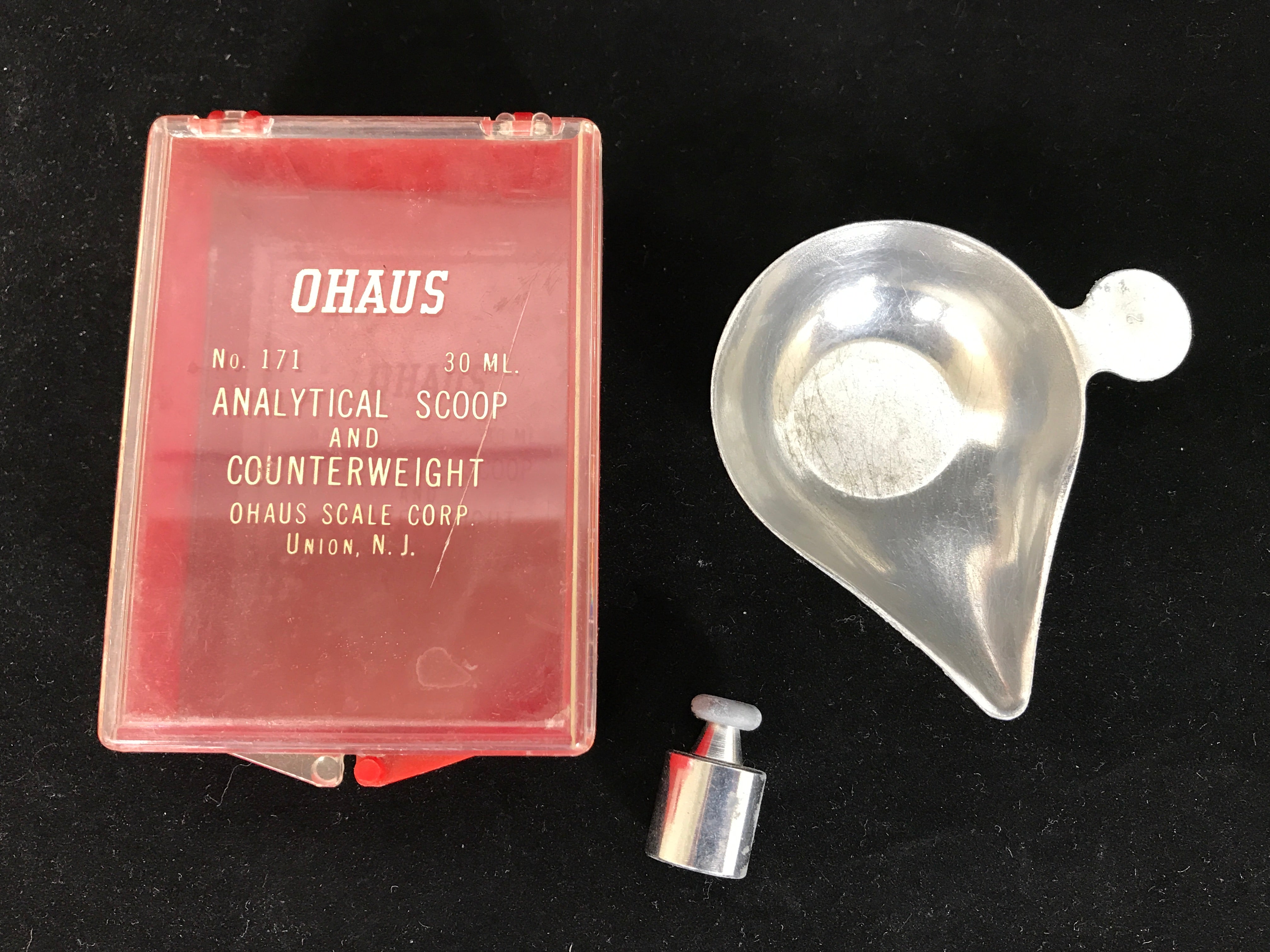 OHAUS No. 171 Analytical Scoop and Counterweight 30mL