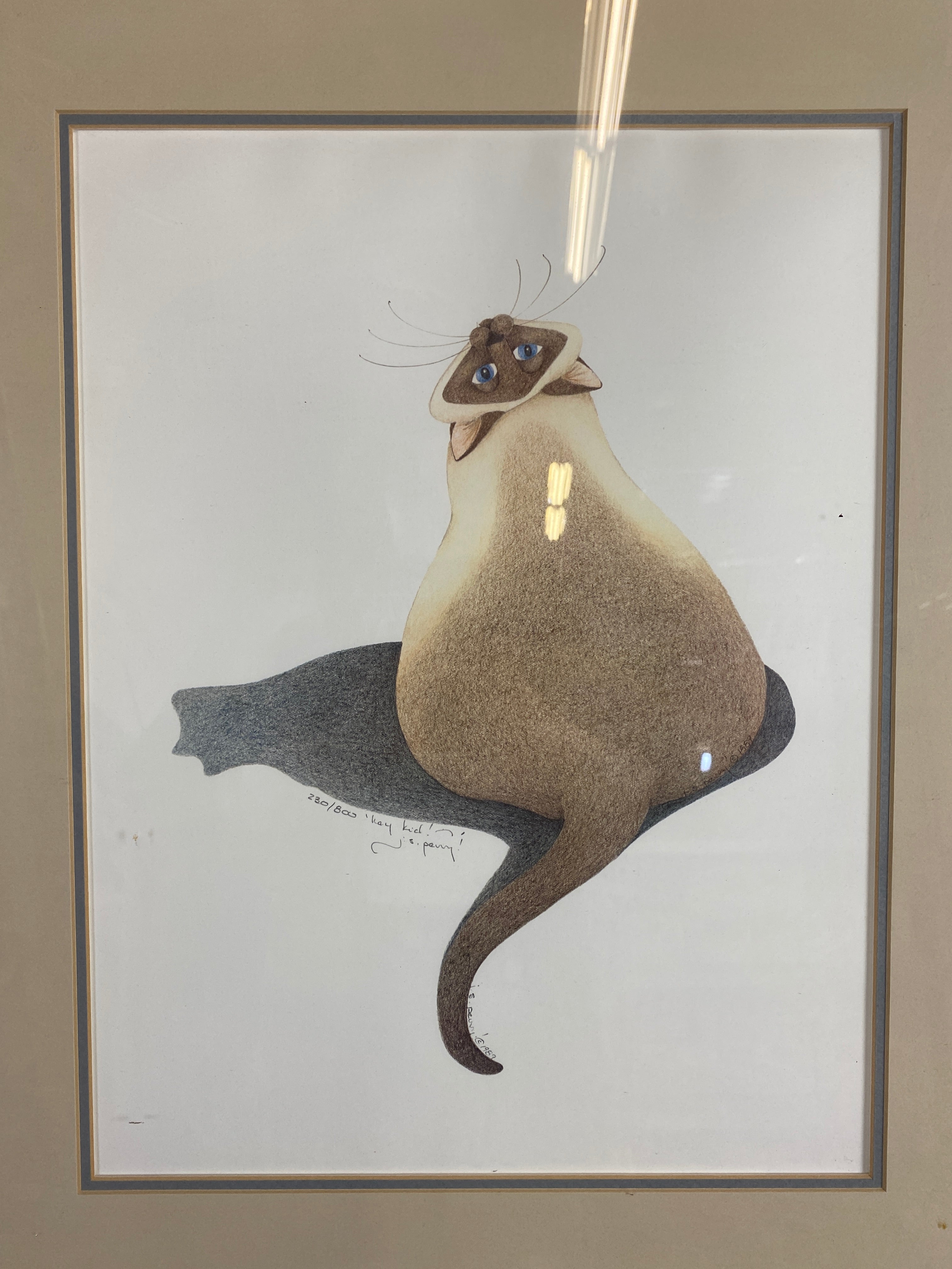 J.S. Perry "Hey, Kid?" Framed Print Artwork