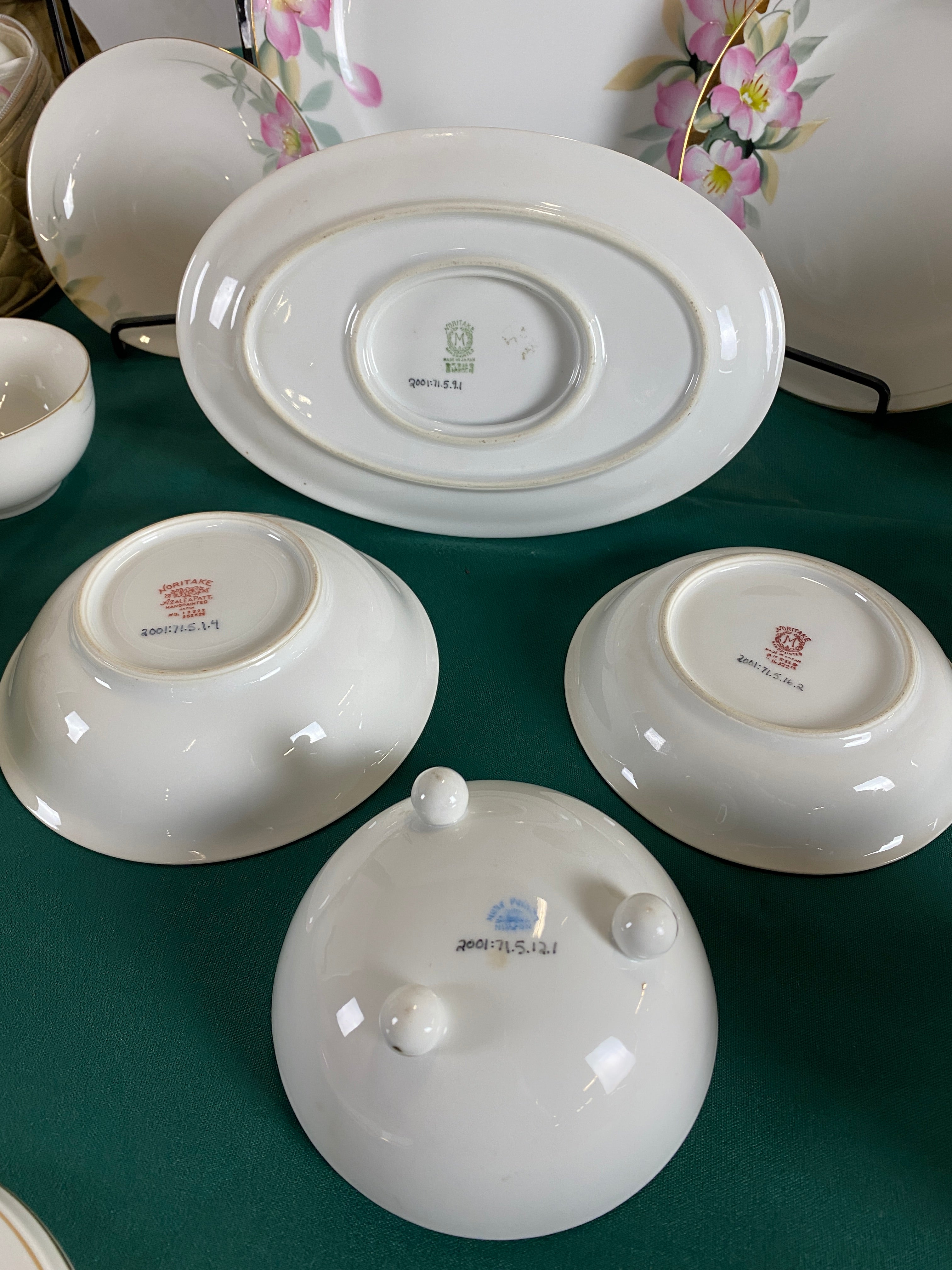 Noritake "Azalea" Hand Painted Dinnerware Set