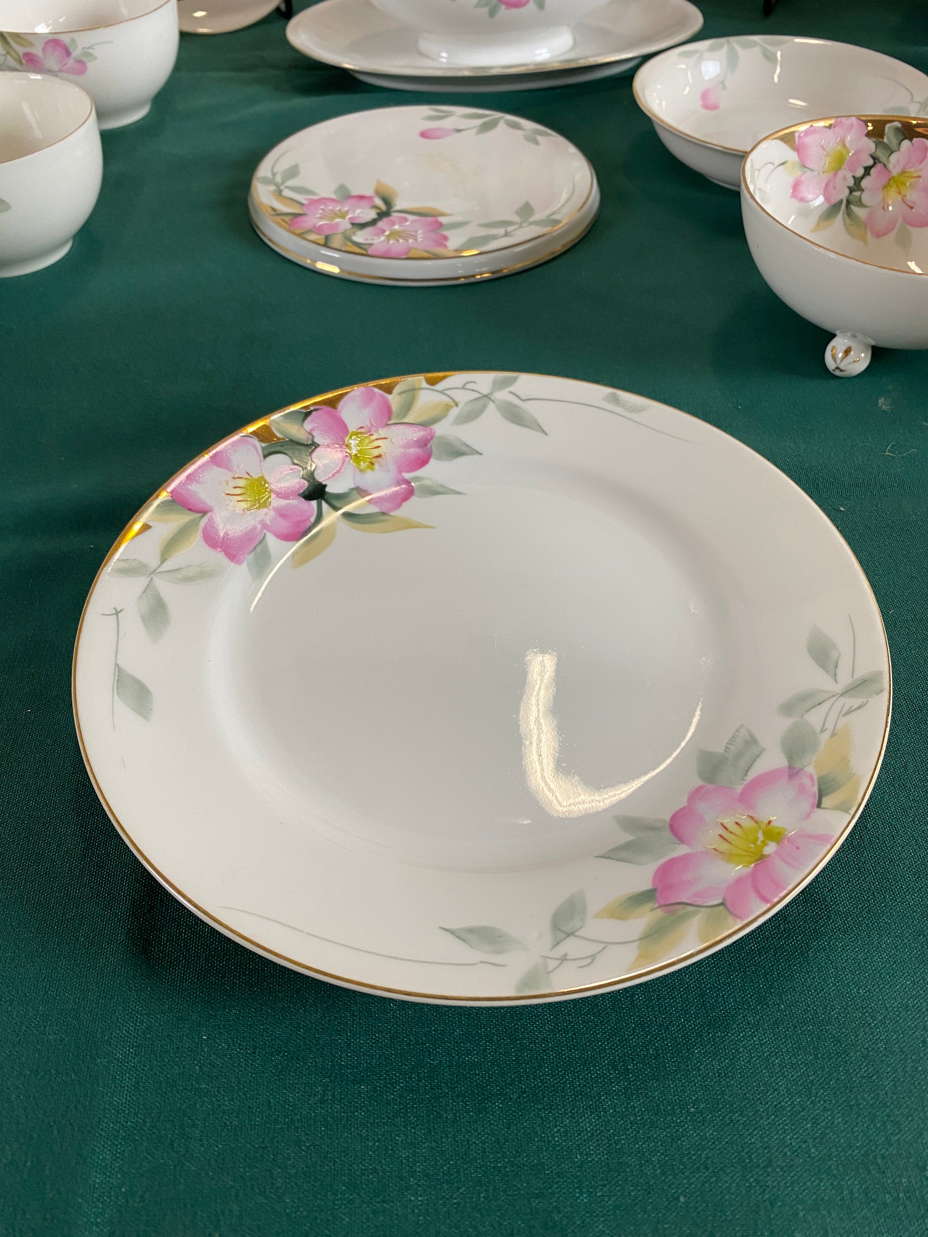 Noritake "Azalea" Hand Painted Dinnerware Set