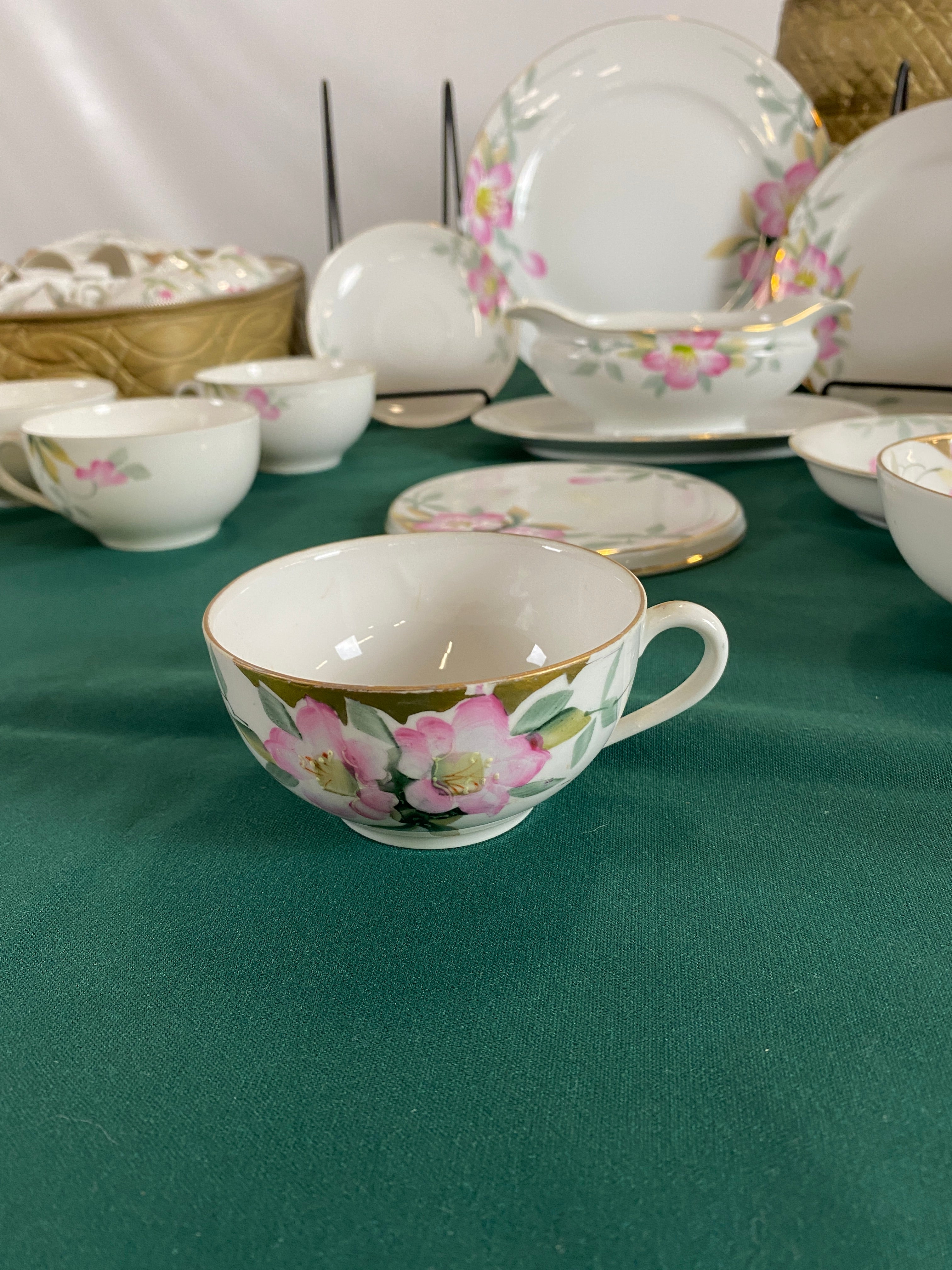 Noritake "Azalea" Hand Painted Dinnerware Set
