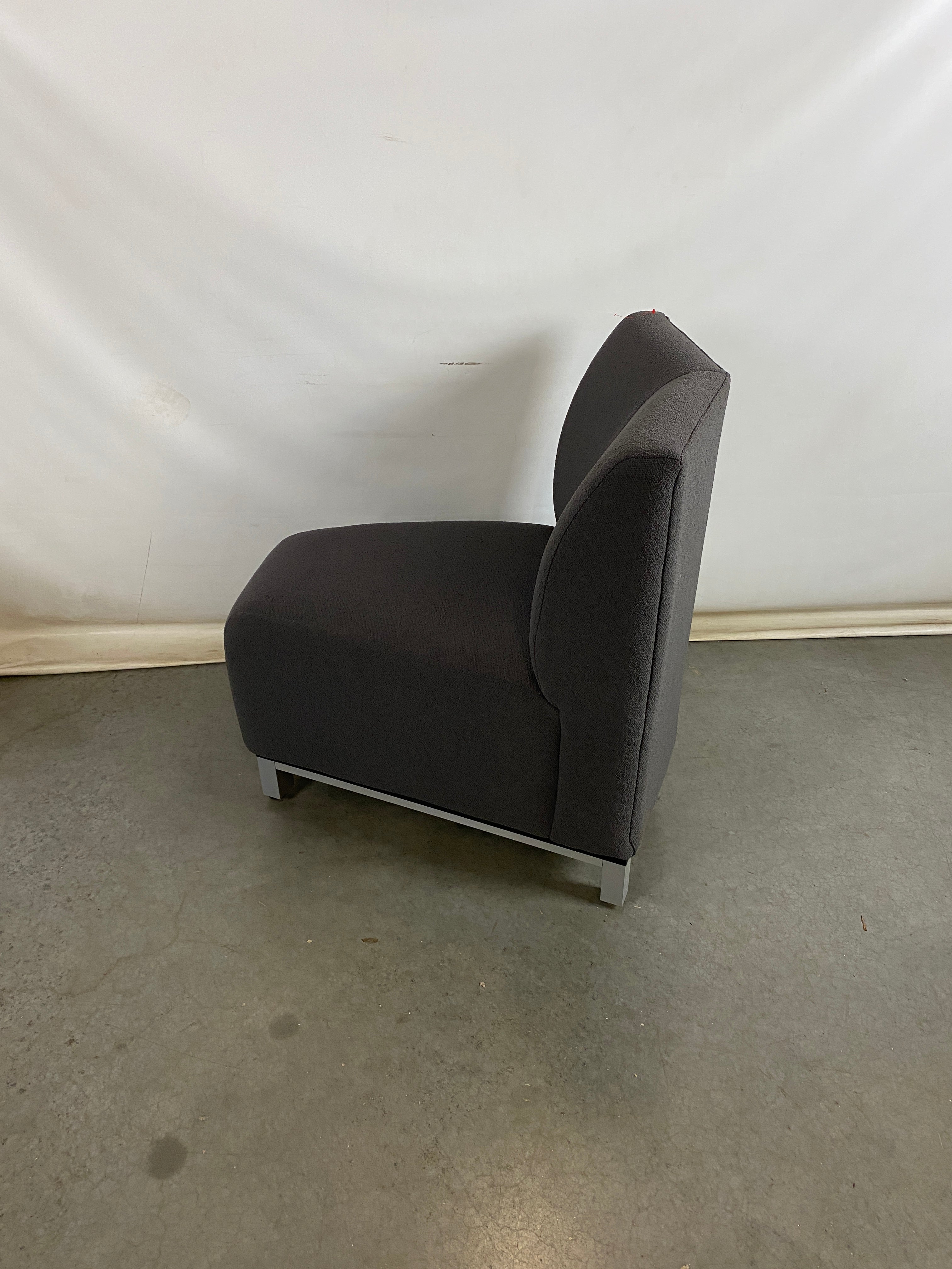 Grey Armless Triangle Chair