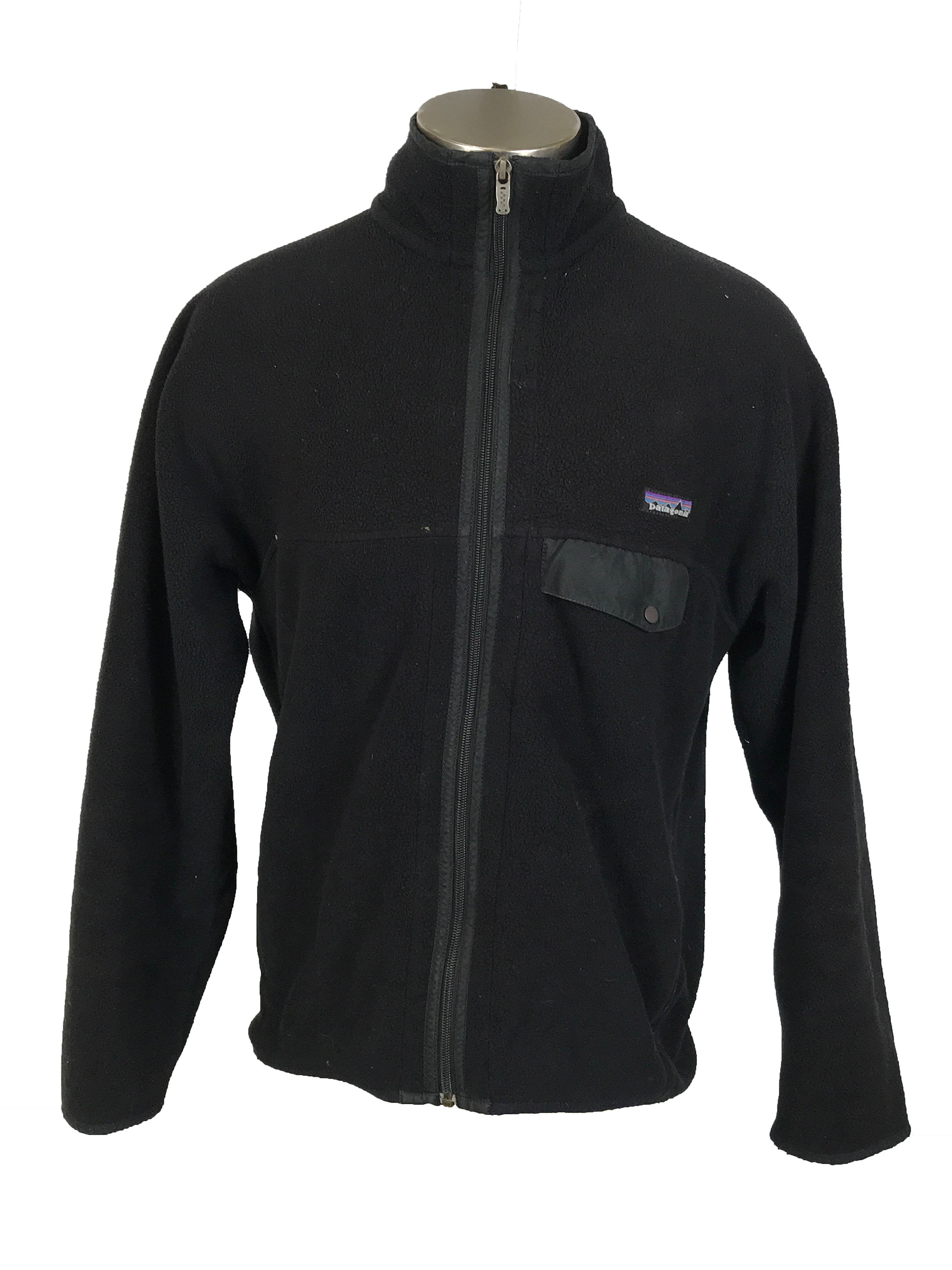 Patagonia black 2025 zip up