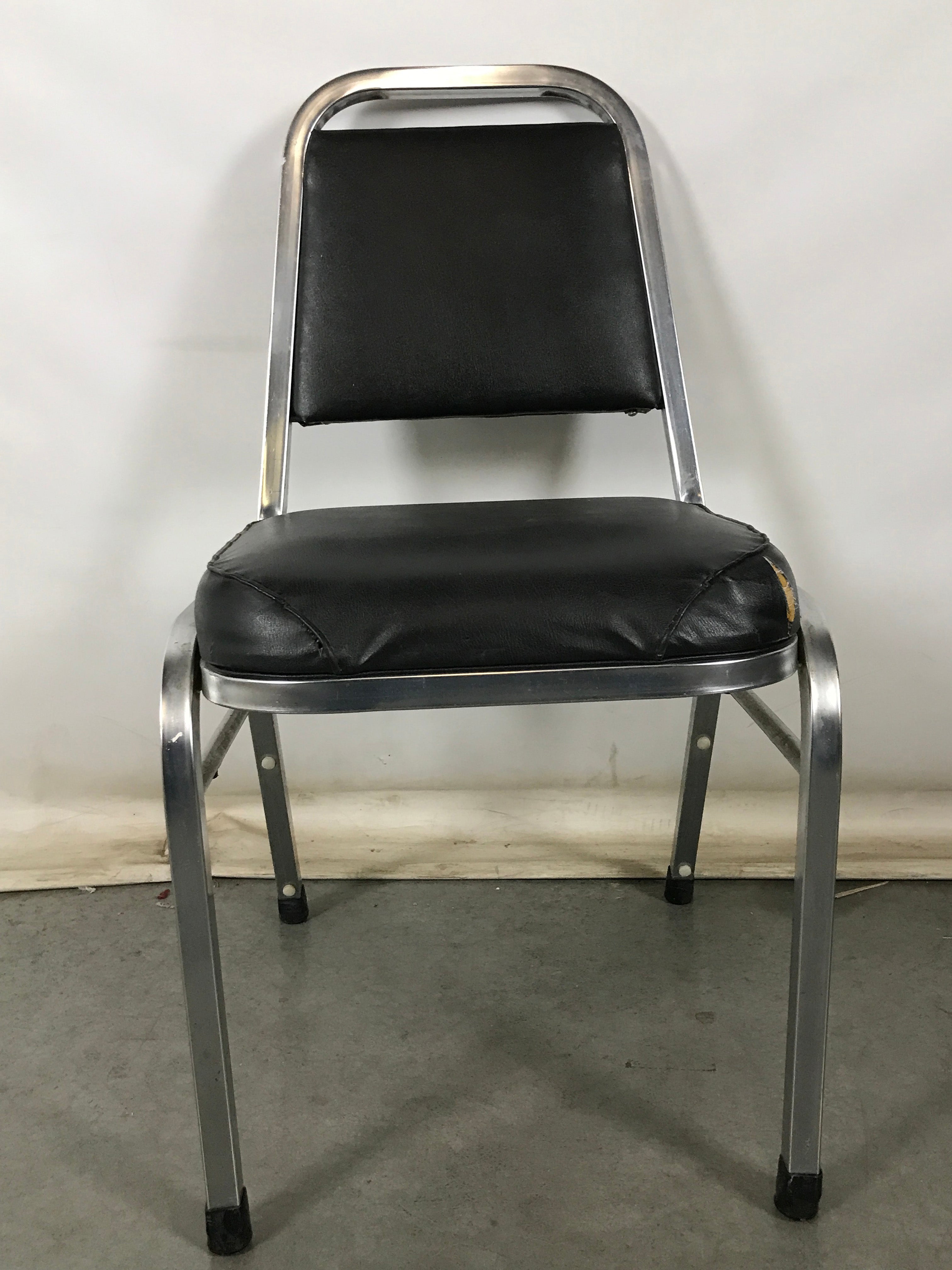 Howell Black Padded Chair