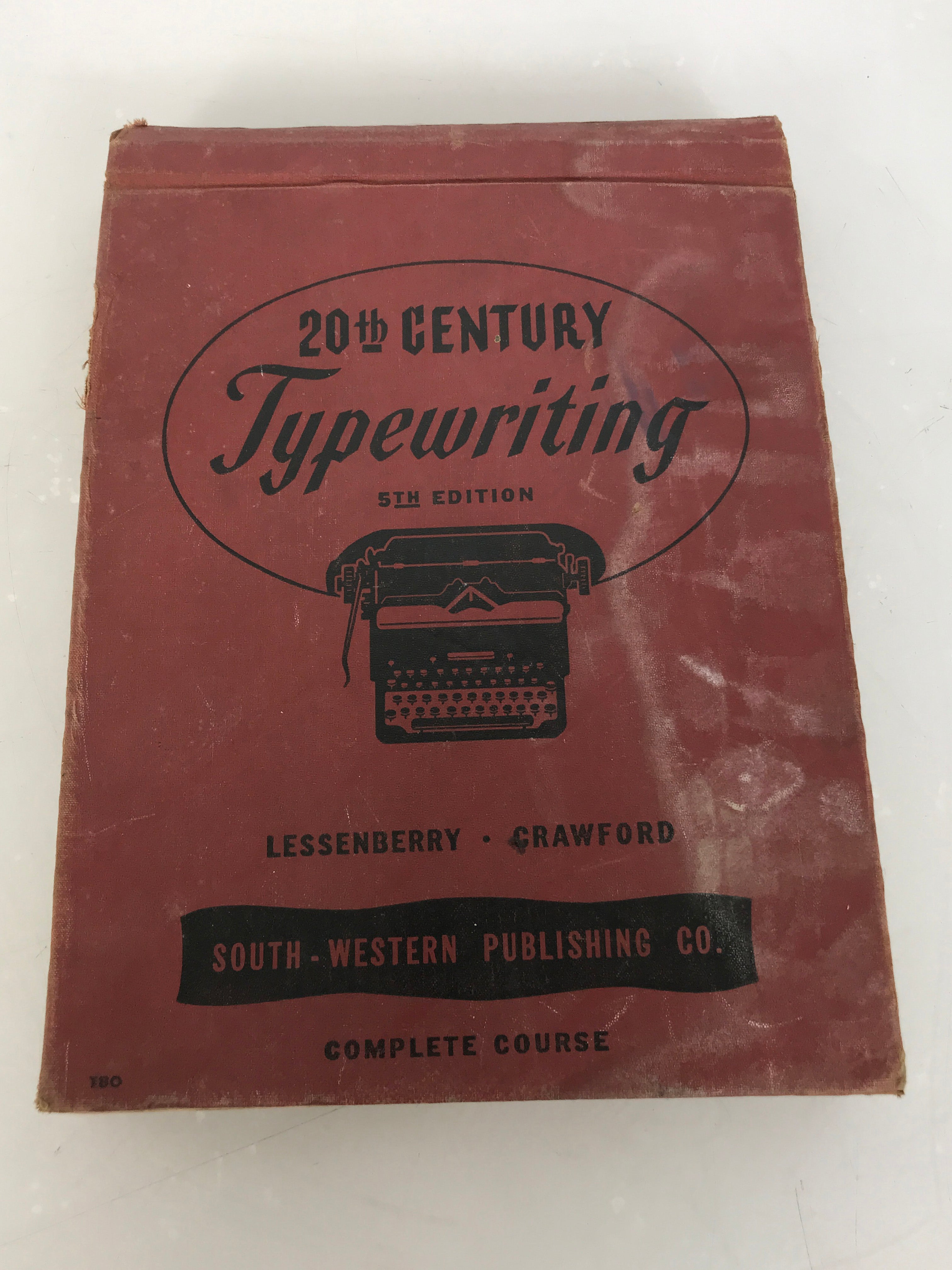 20th Century Typewriting 5th Edition by Lessenberry and Crawford 1947 HC
