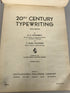 20th Century Typewriting 5th Edition by Lessenberry and Crawford 1947 HC