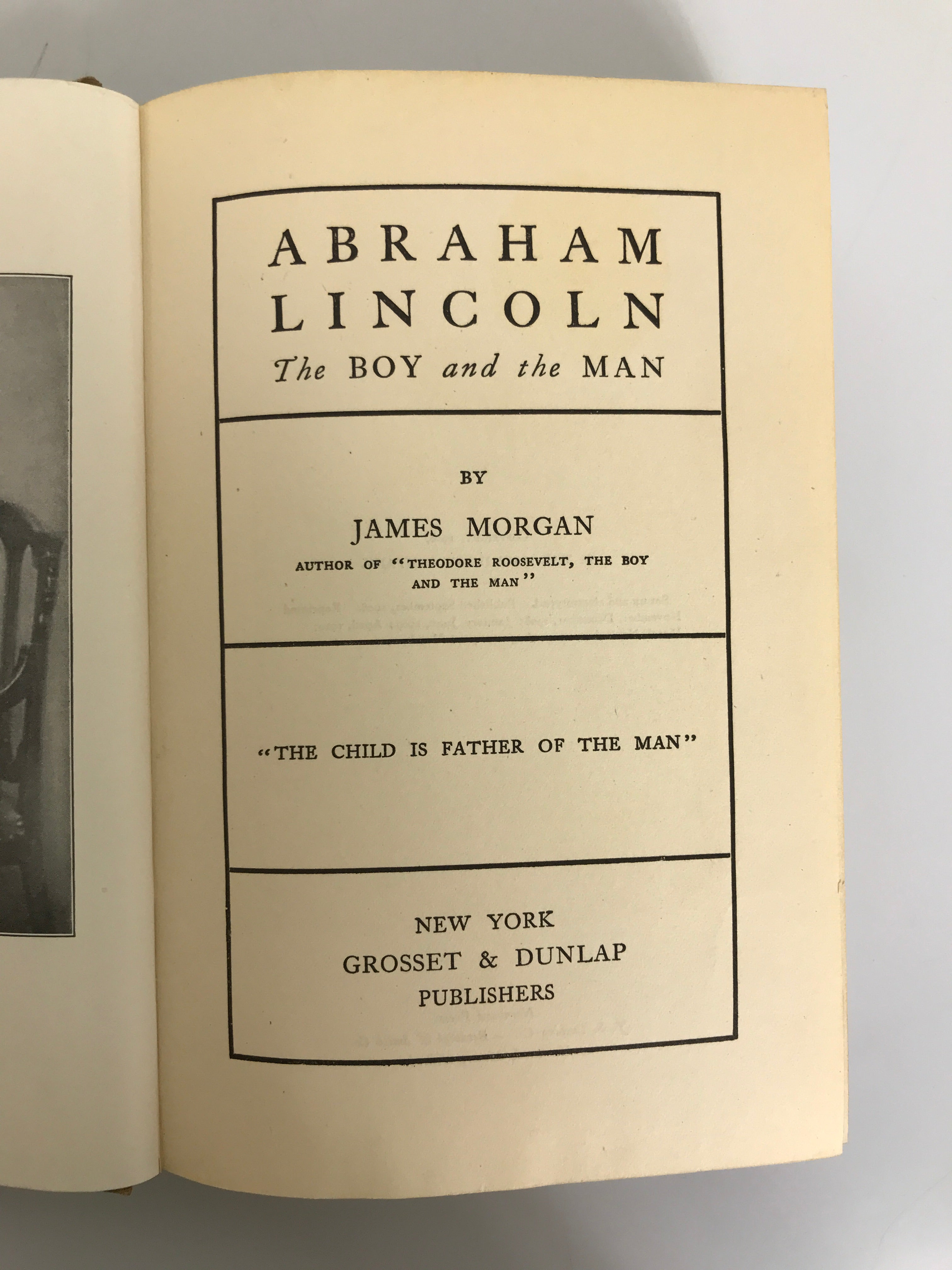 Lot of 2 Abraham Lincoln Biographies: 1913-1970 HC