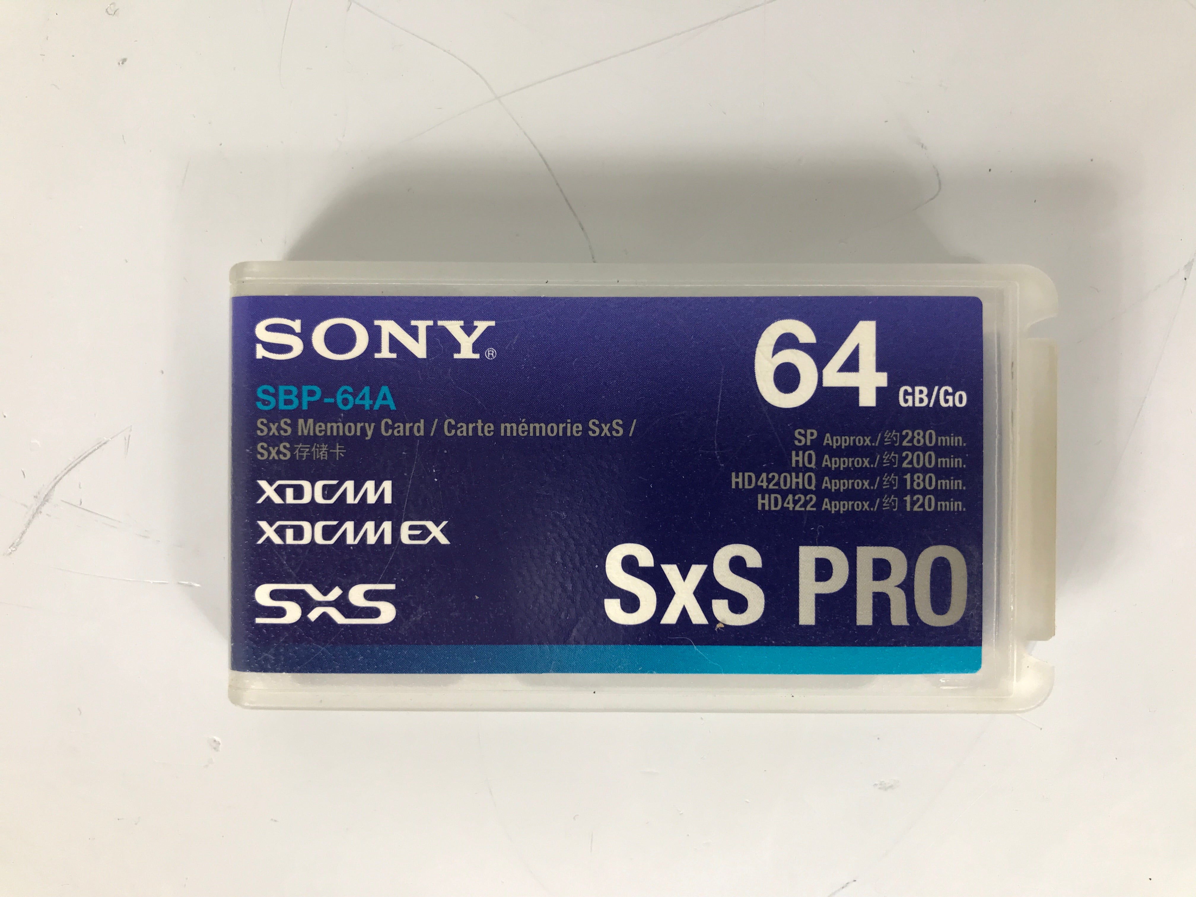 Sony SBP-64A 64GB SxS Pro Memory Card w/ Case – MSU Surplus Store