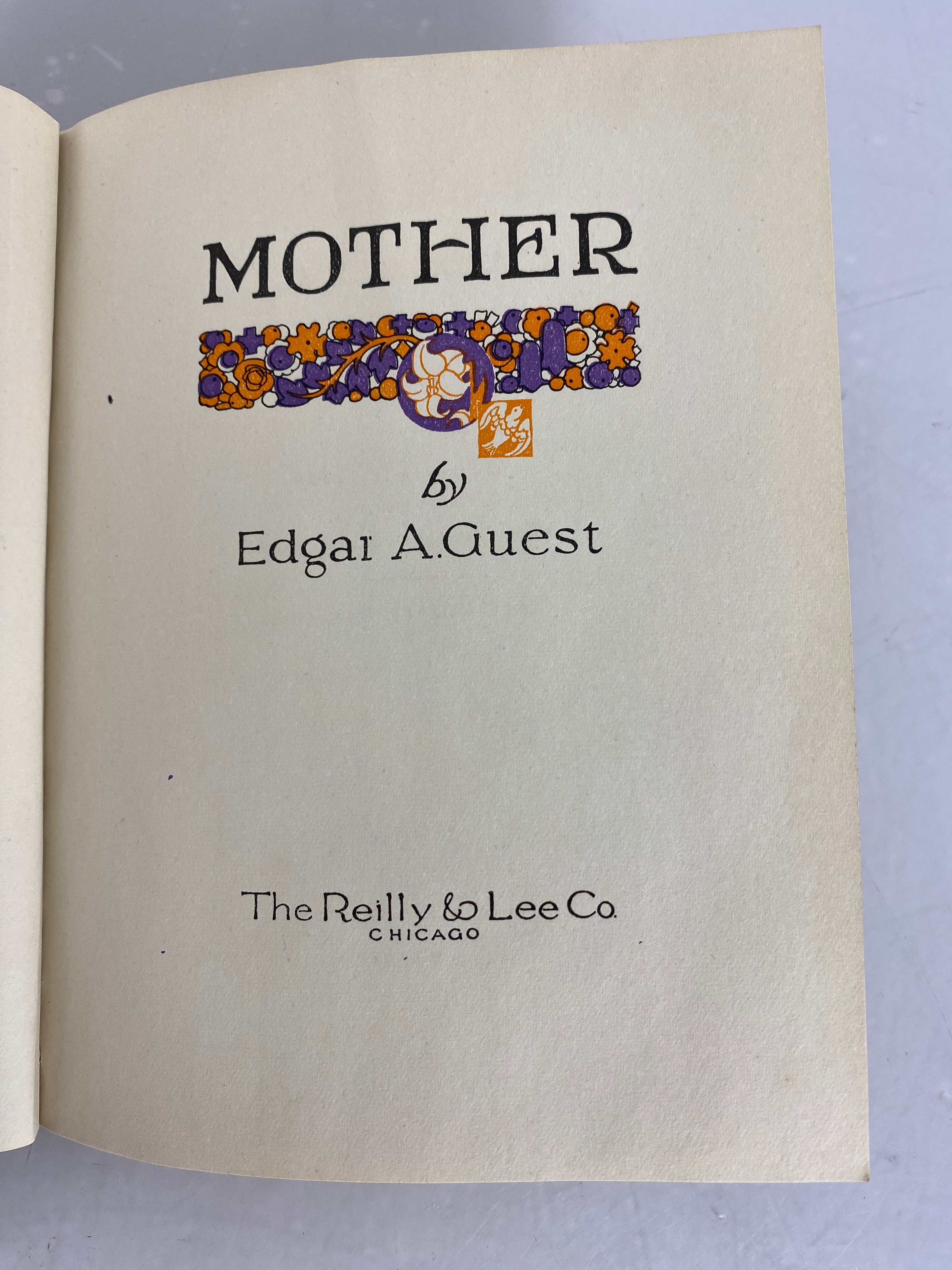 Mother by Edgar A. Guest 1925 HC in Gift Box