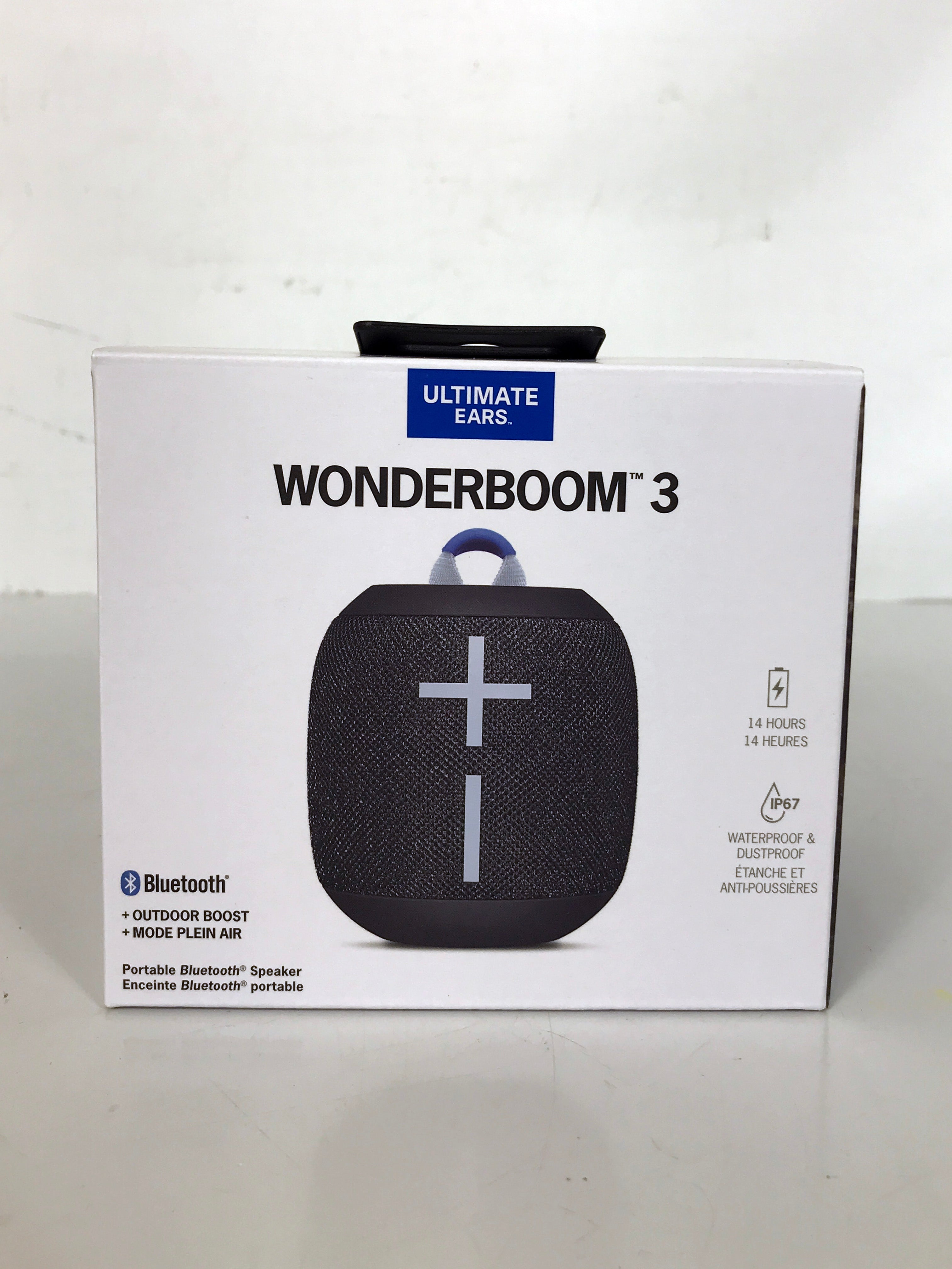 Ultimate Ears Wonderboom 3 Black Wireless Bluetooth Speaker *New*