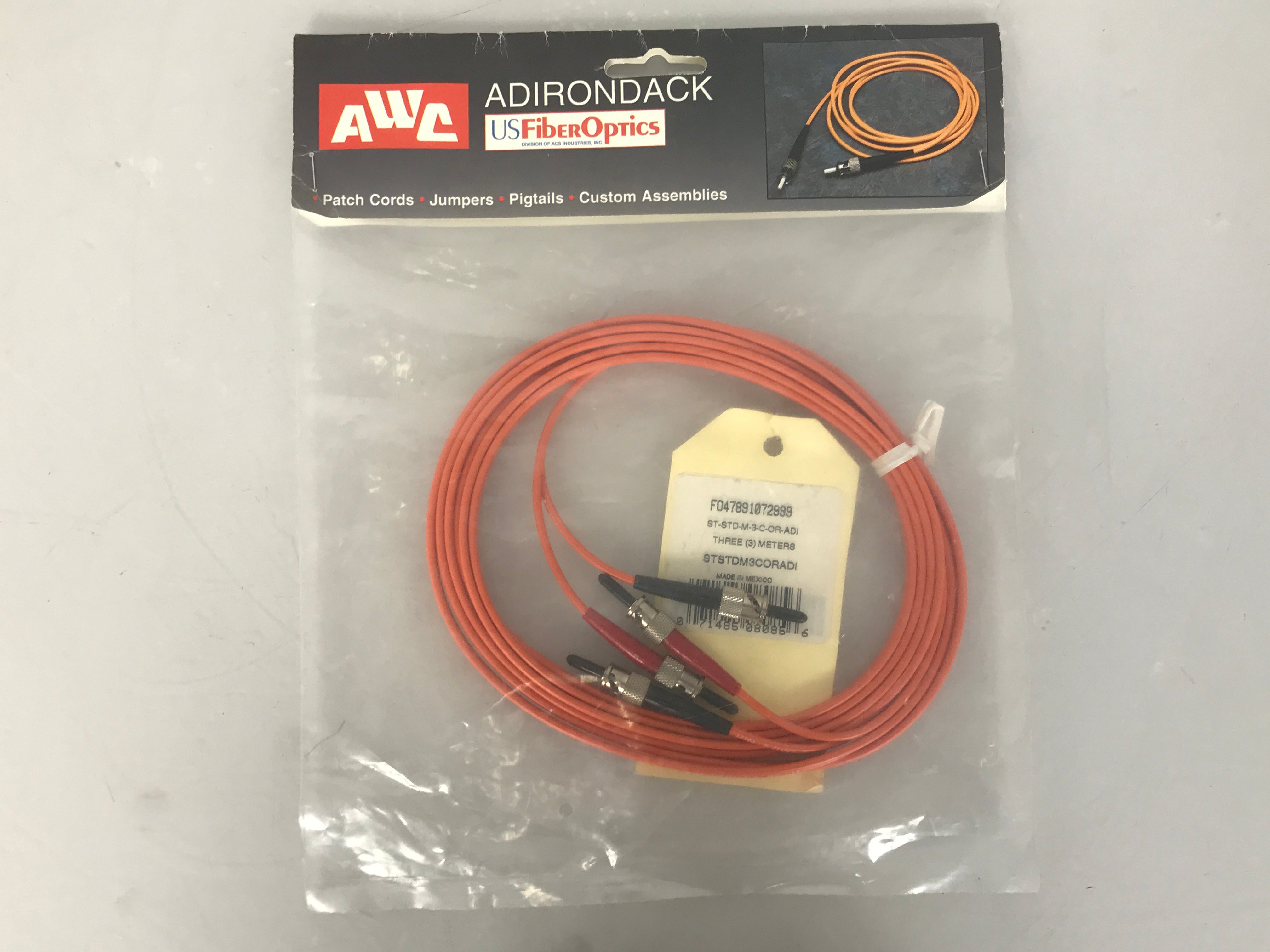 AWC STSTDM3CORADI 3m Fiber Optic Cable