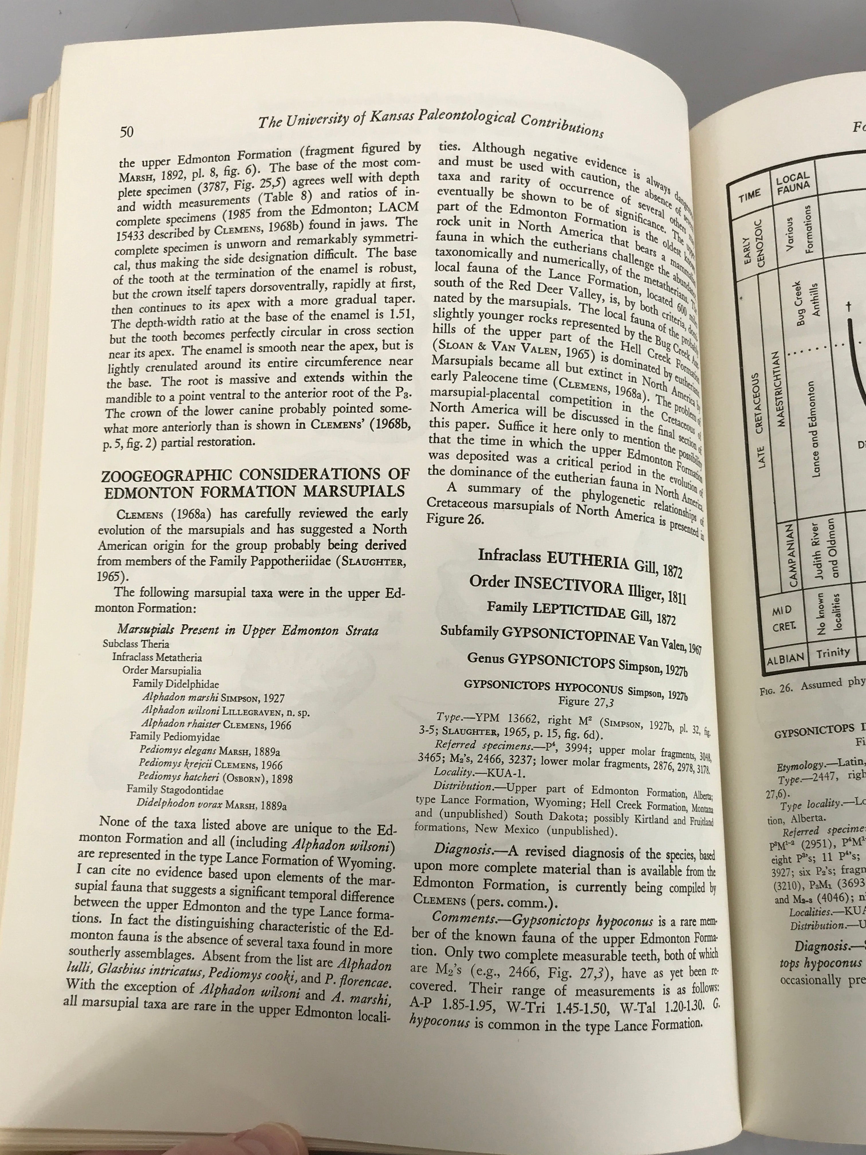 University of Kansas Paleontological Institute Article 50 Vertebrata 12 1969 SC