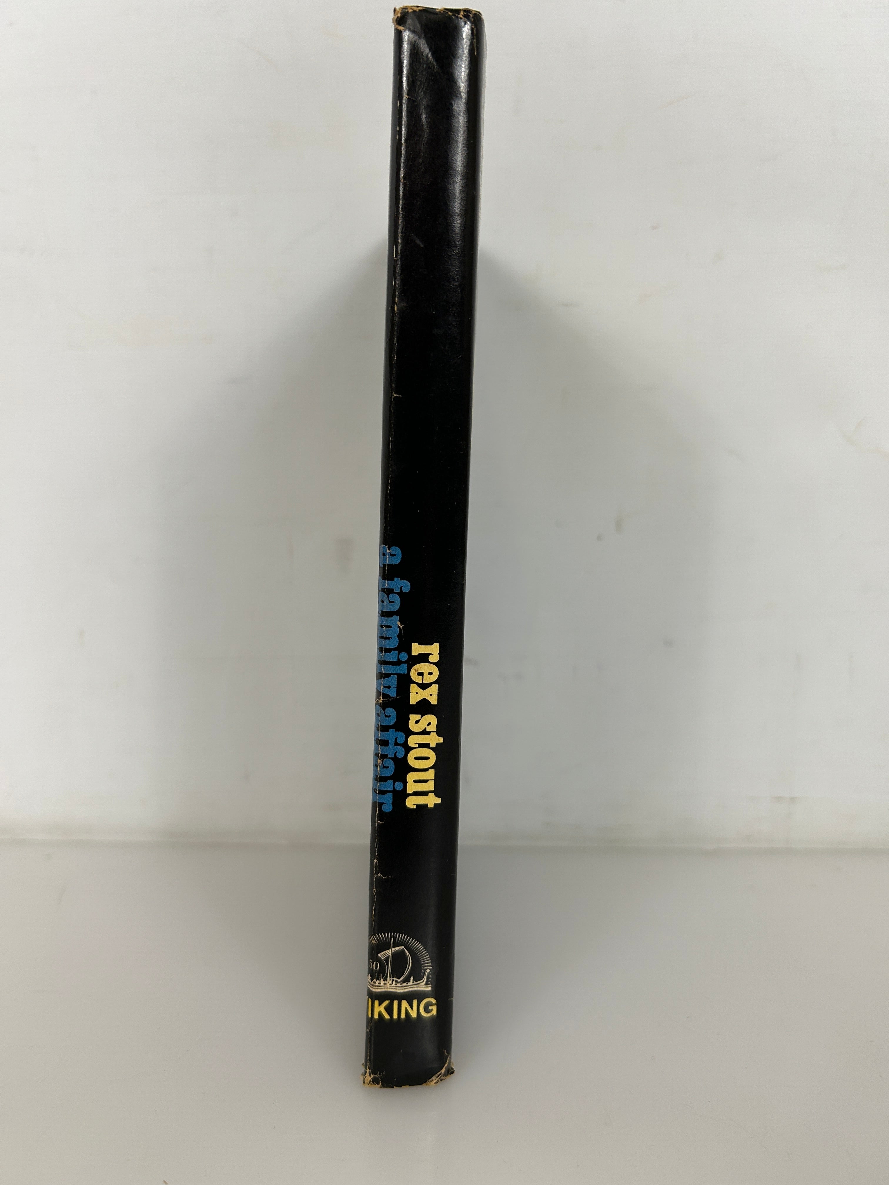 A Family Affair by Rex Stout HCDJ BCE