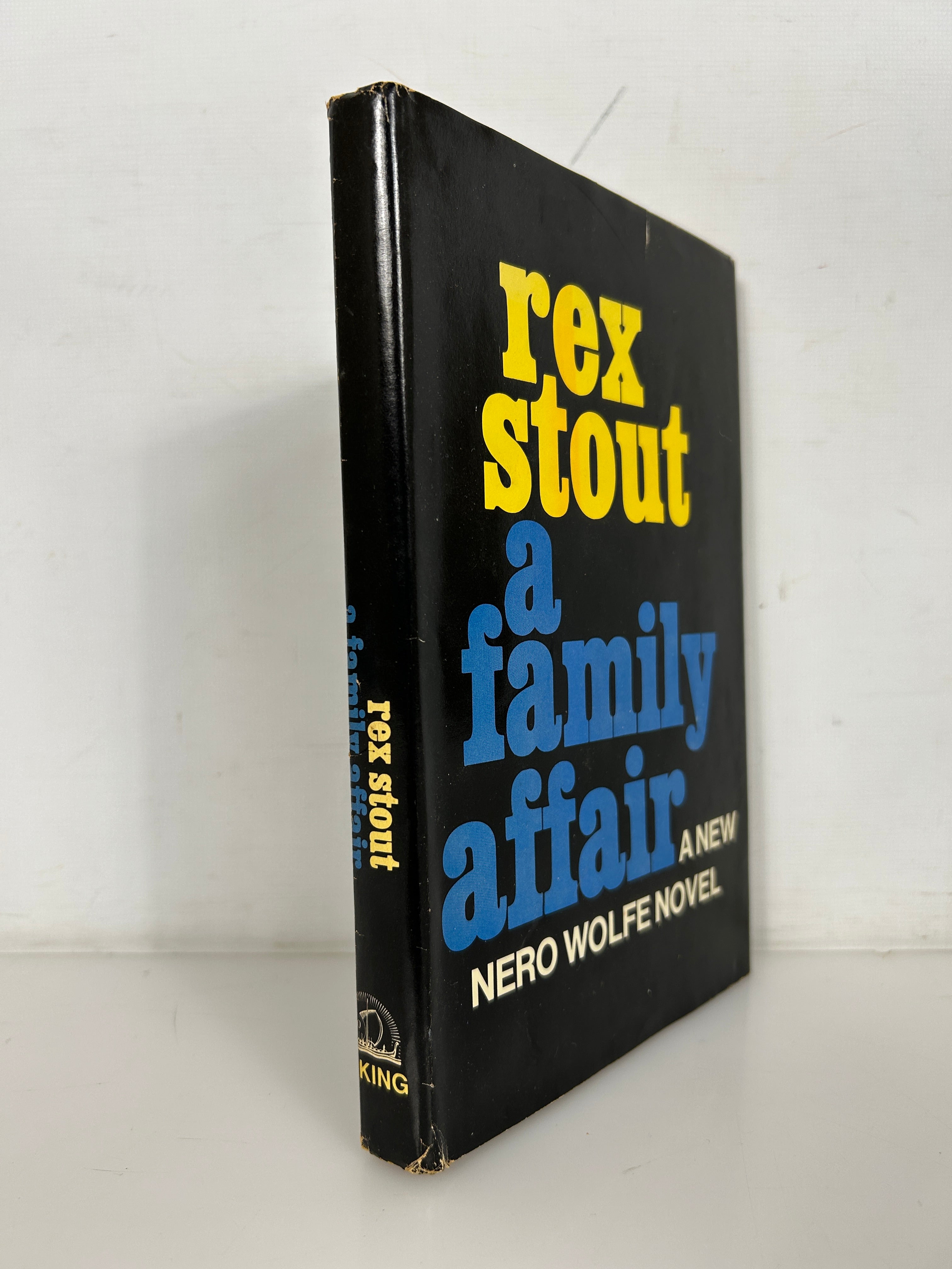 A Family Affair by Rex Stout HCDJ BCE