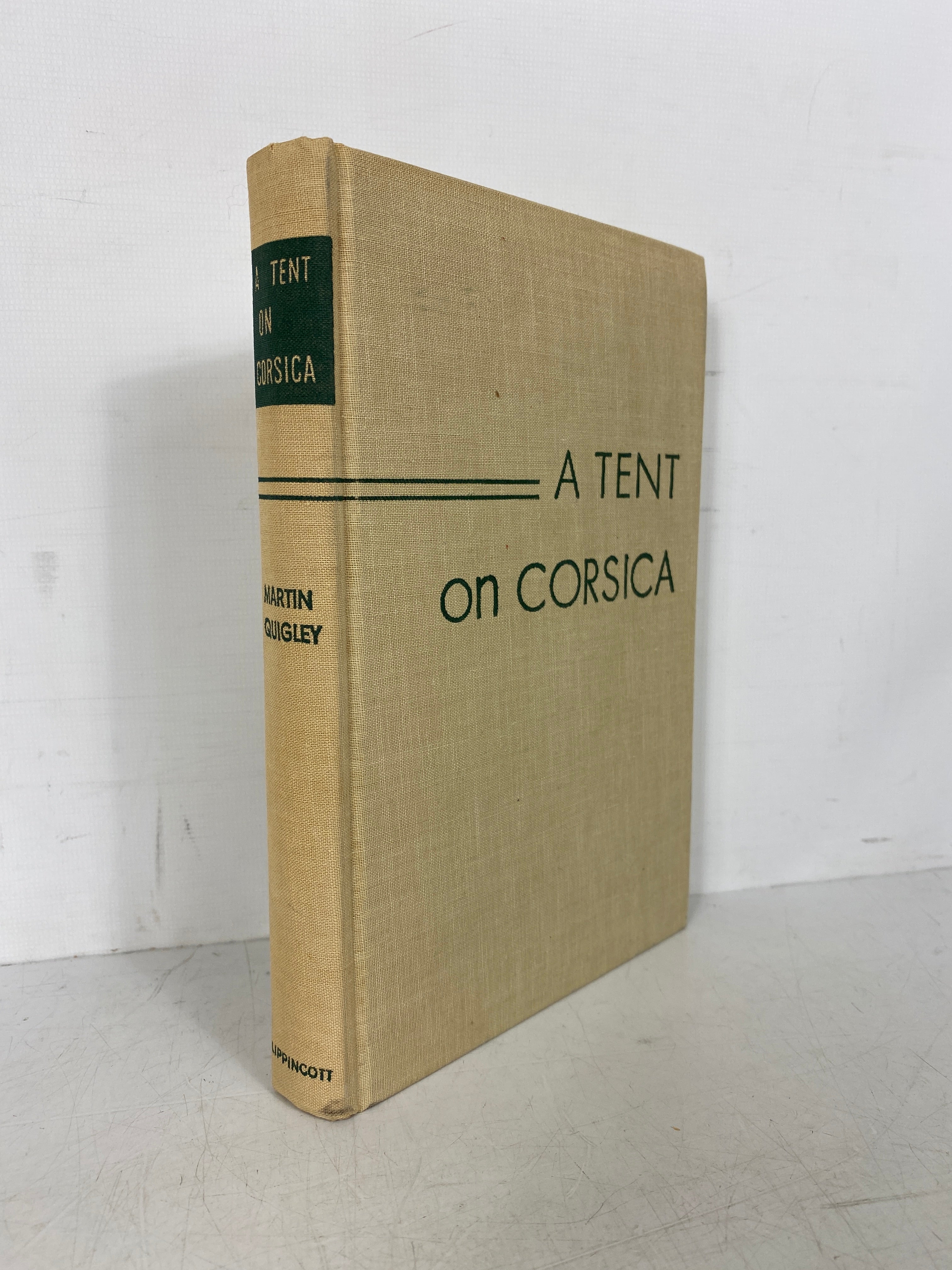 A Tent on Corsica by Martin Quigley 1949 First Edition Vintage HC