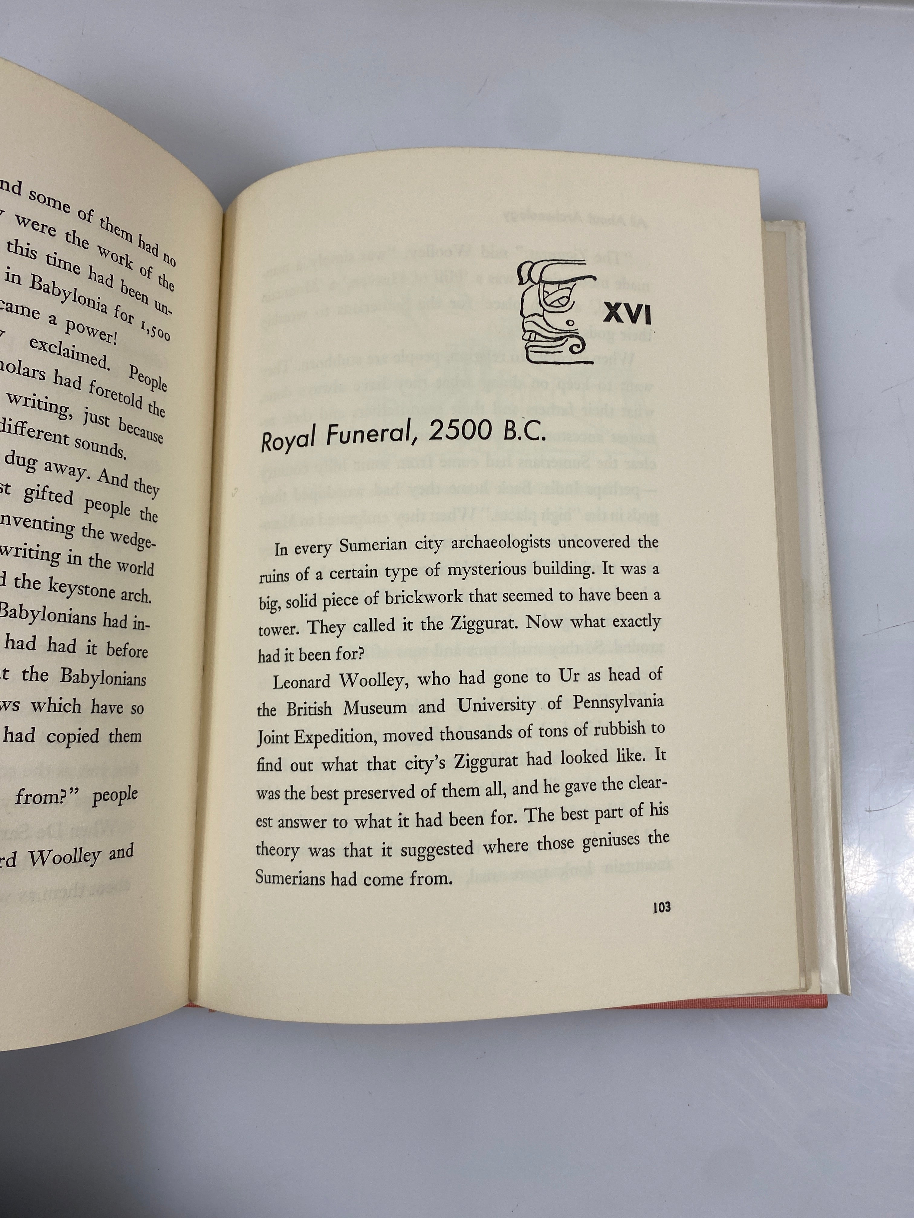 All About Archaeology Anne Terry White Random House 1959 HCDJ
