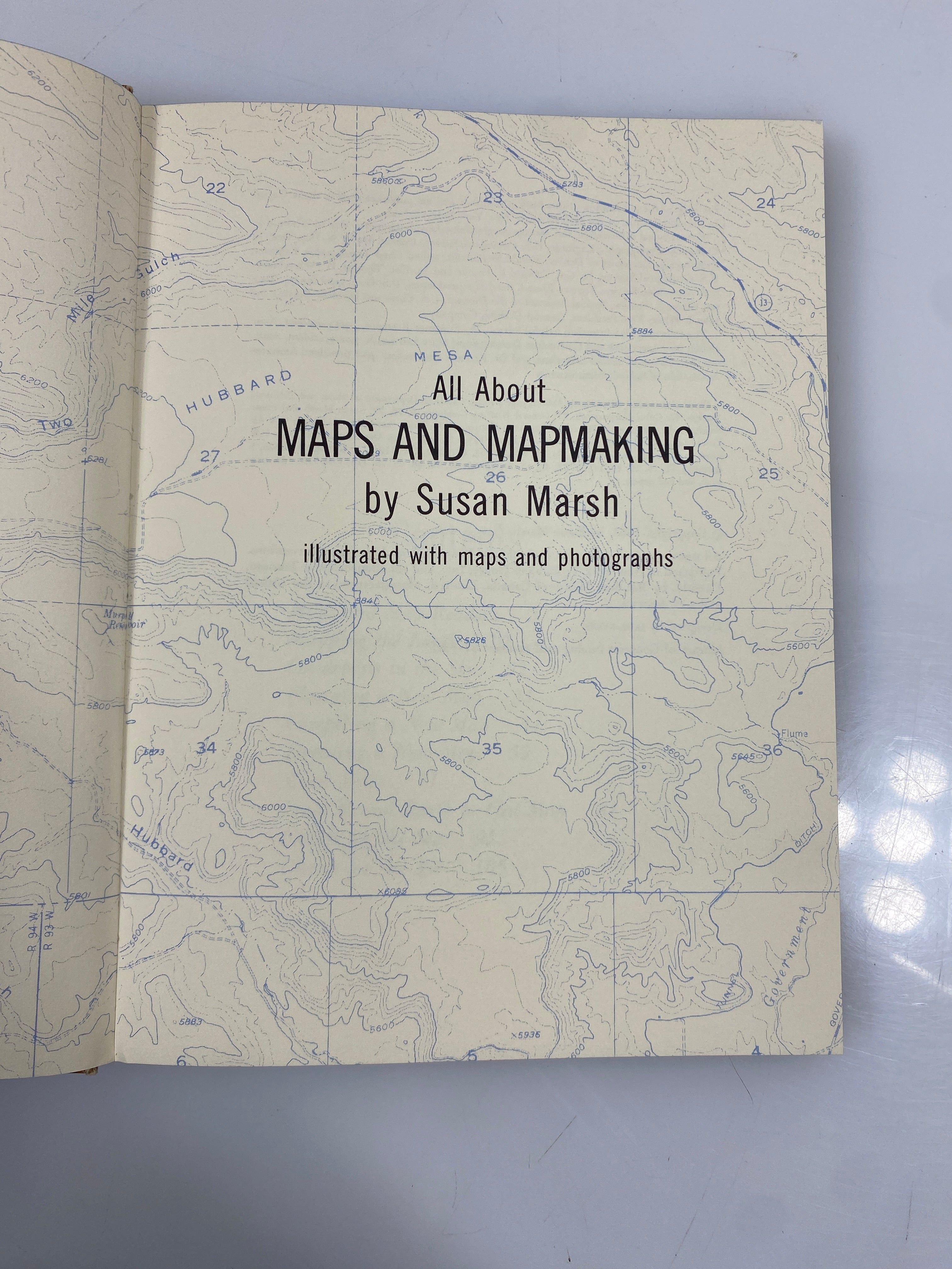 All About Maps and Mapmaking Susan Marsh Random House 1963 HC
