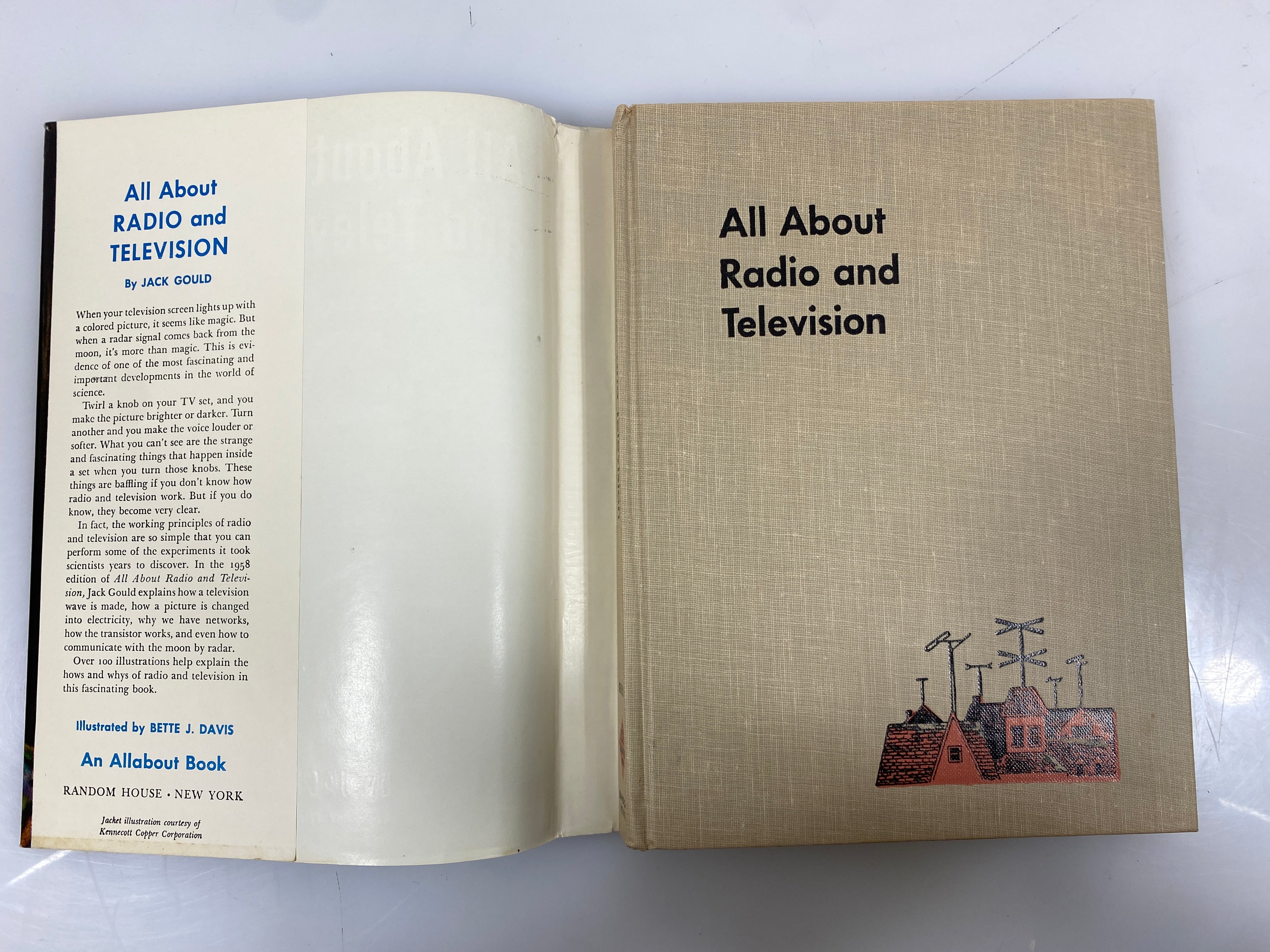 All About Radio and Television Jack Gould Random House 1958 HCDJ