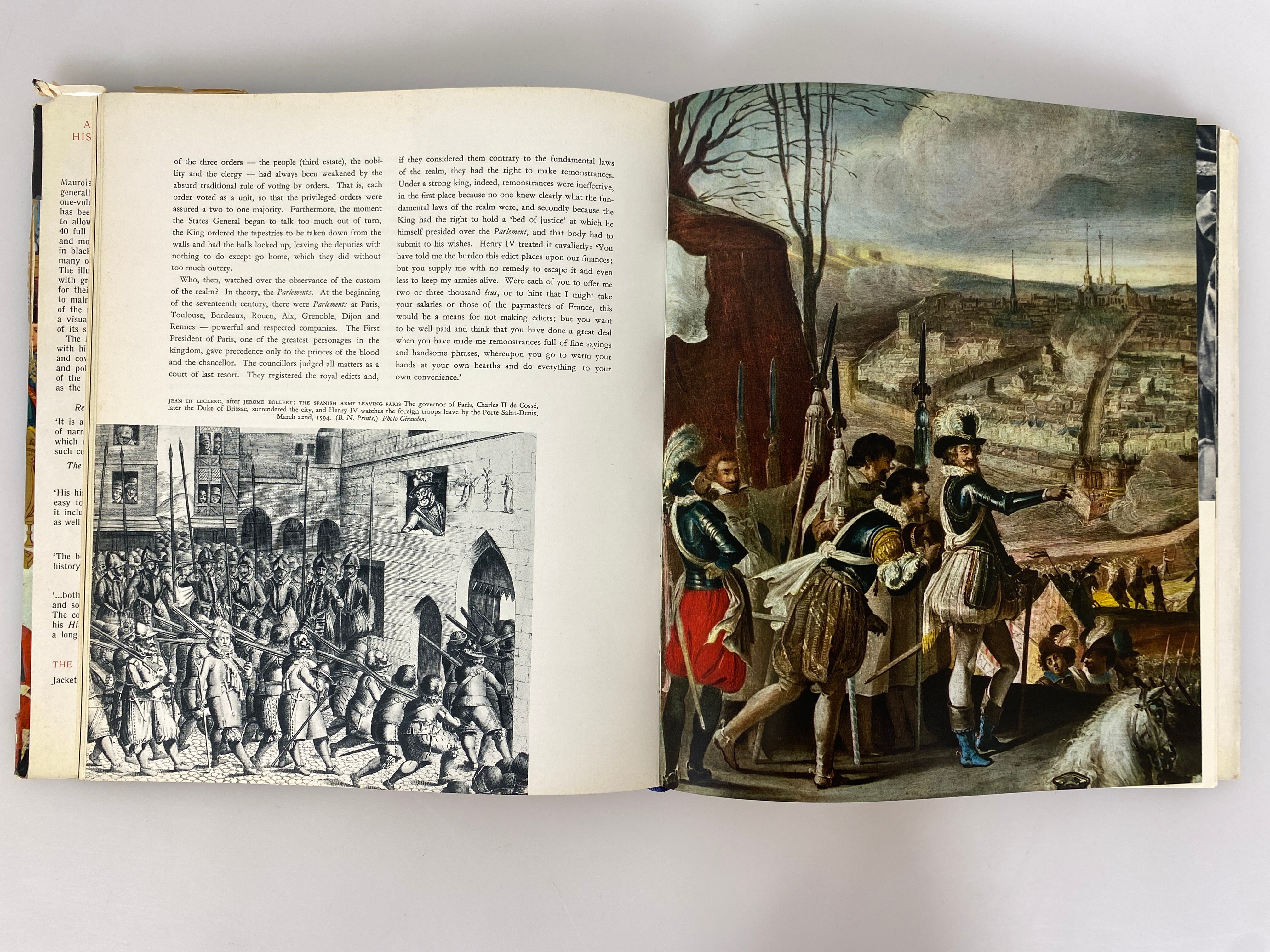 An Illustrated History of France by Andre Maurois 1960 Vintage HC DJ