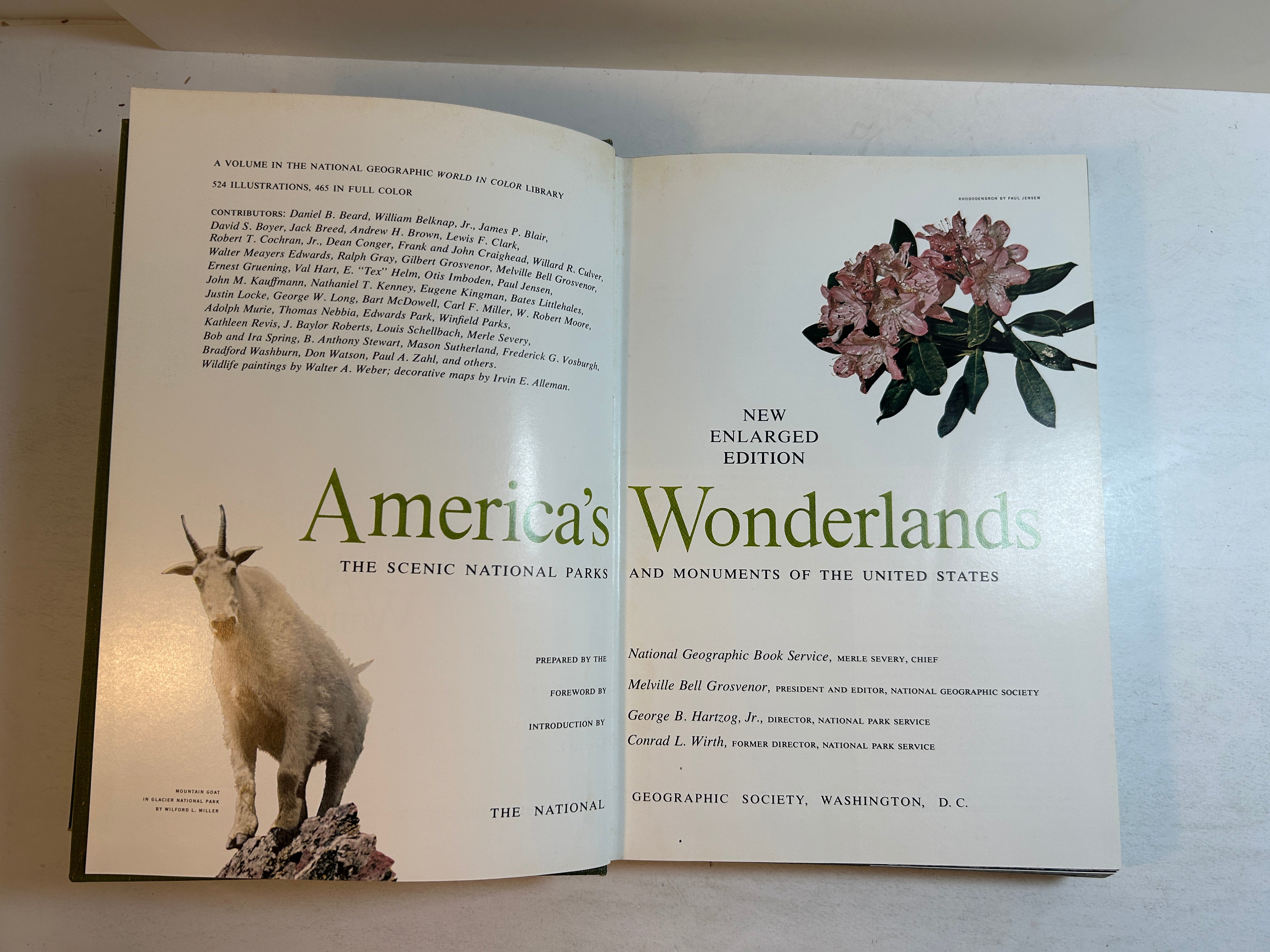 Animal Wonderlands by National Geographic w/Map New Enlarged Edition 1966 HCDJ