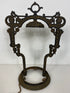 Antique 1800's Bradley & Hubbard Cast Iron Hanging Parlor Oil Lamp