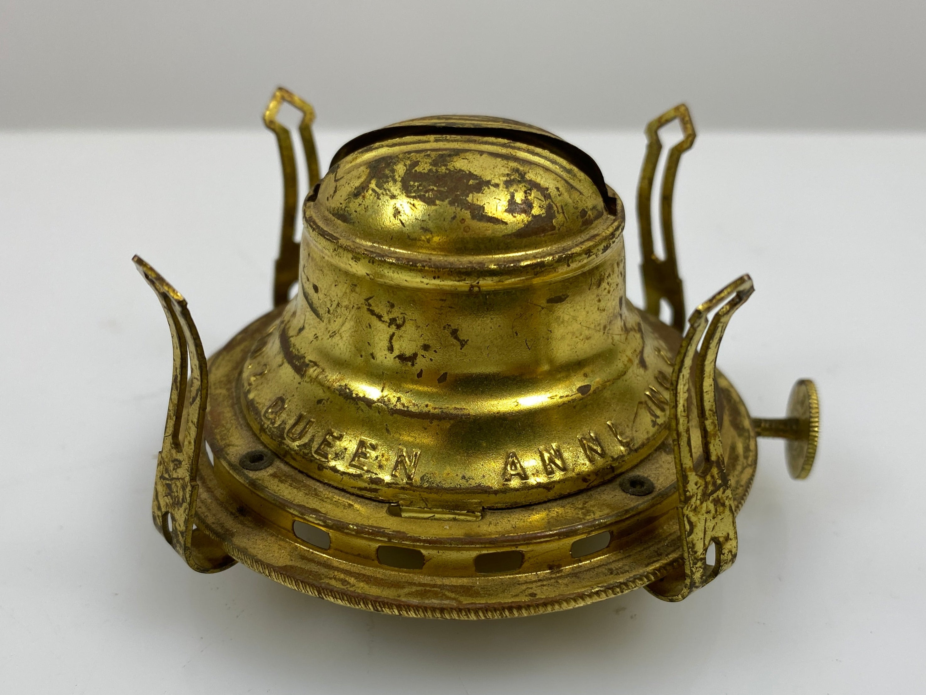 Antique Brass Queen Anne No. 2 Lamp Burner #2