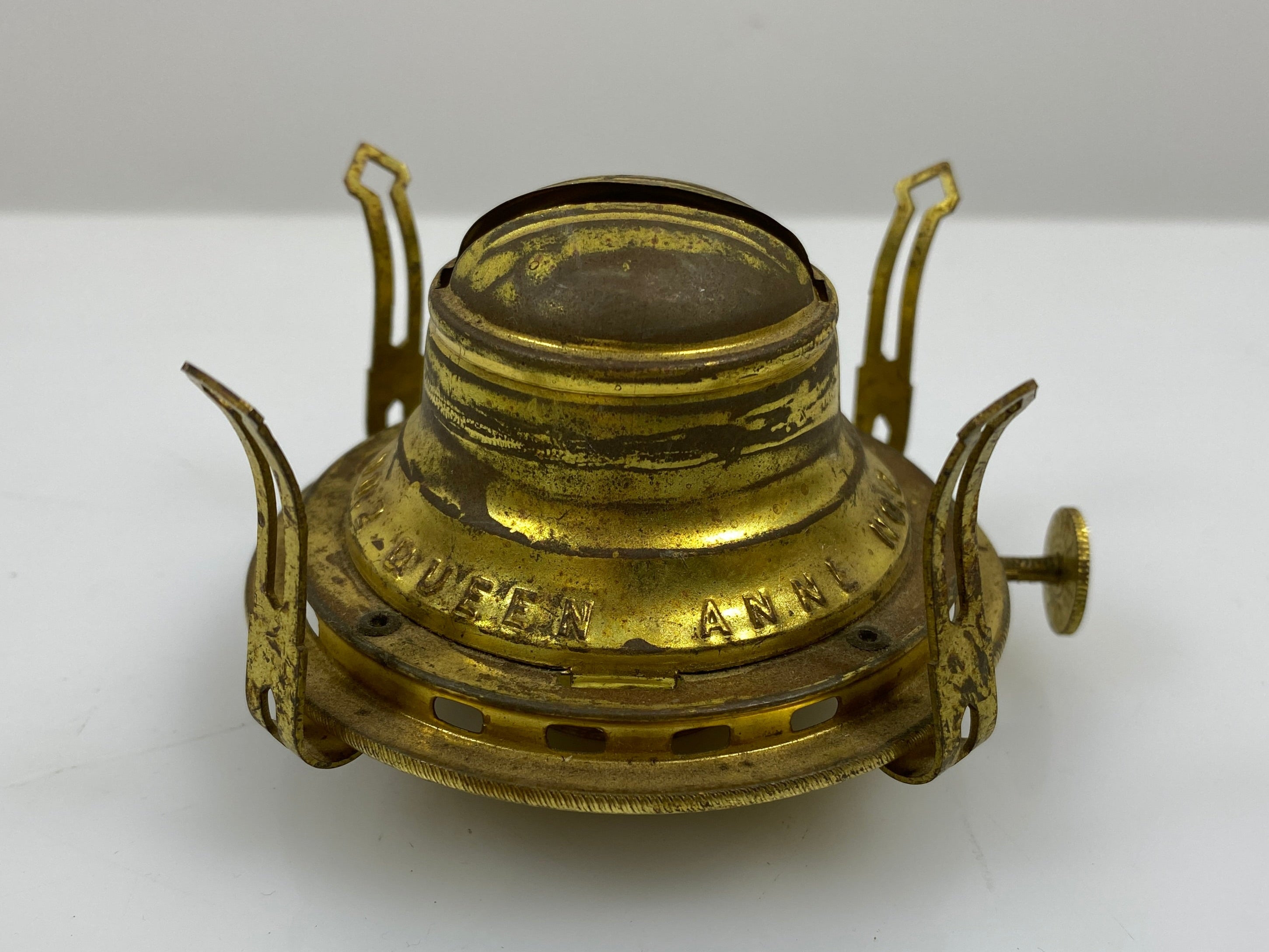 Antique Brass Queen Anne No. 2 Lamp Burner #3