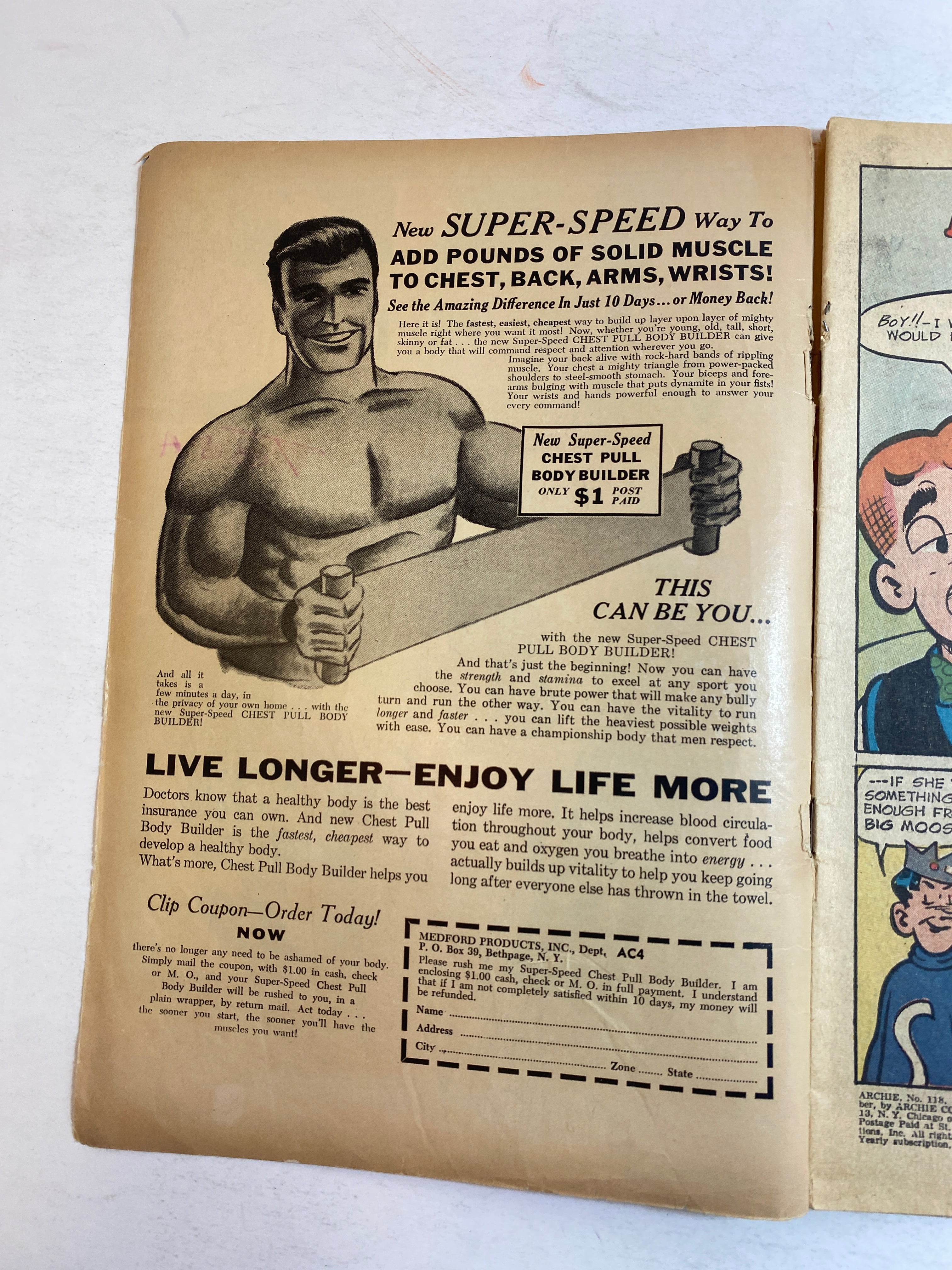 Archie Comic #118 1961