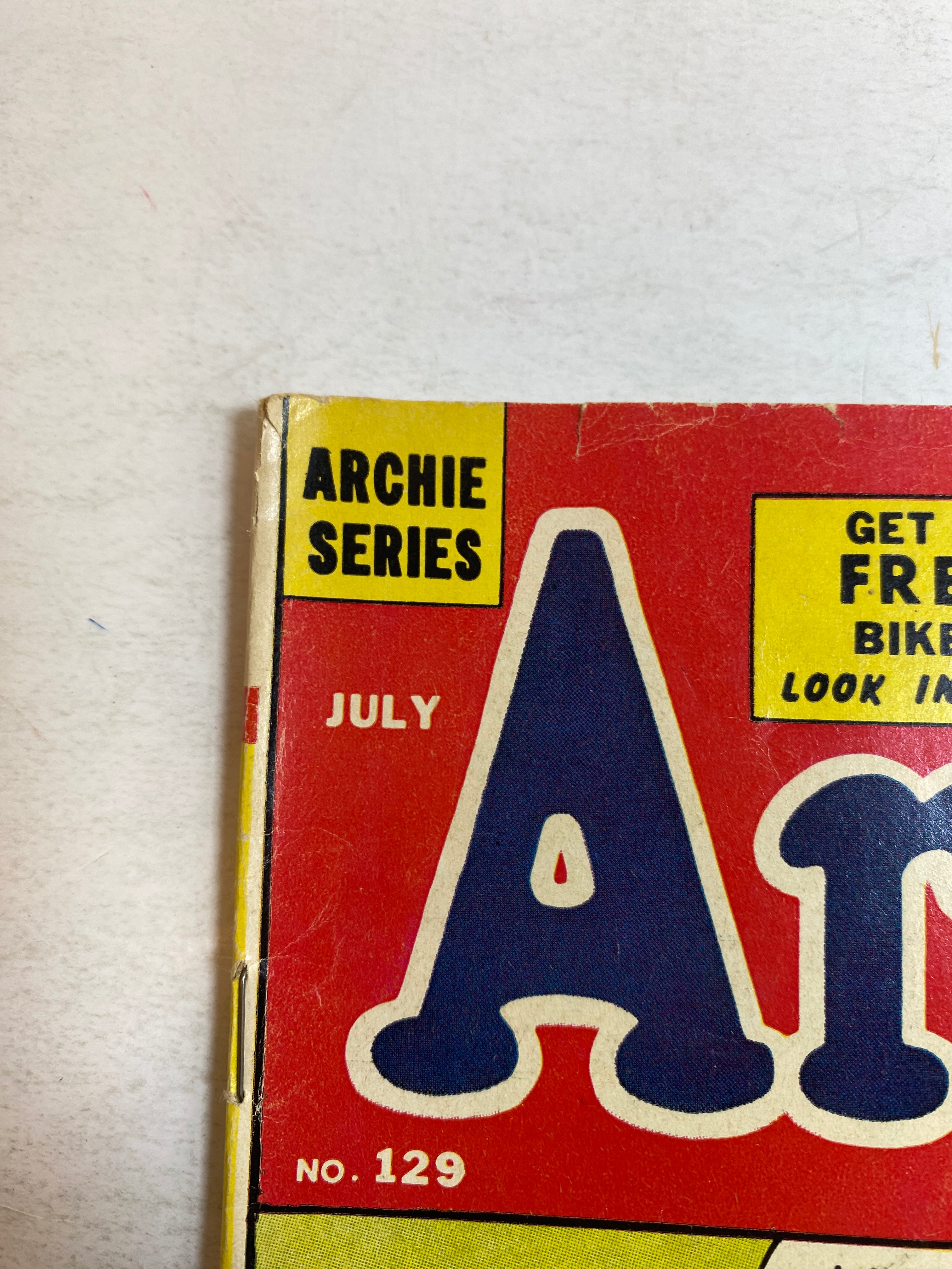 Archie Comic #129 1962
