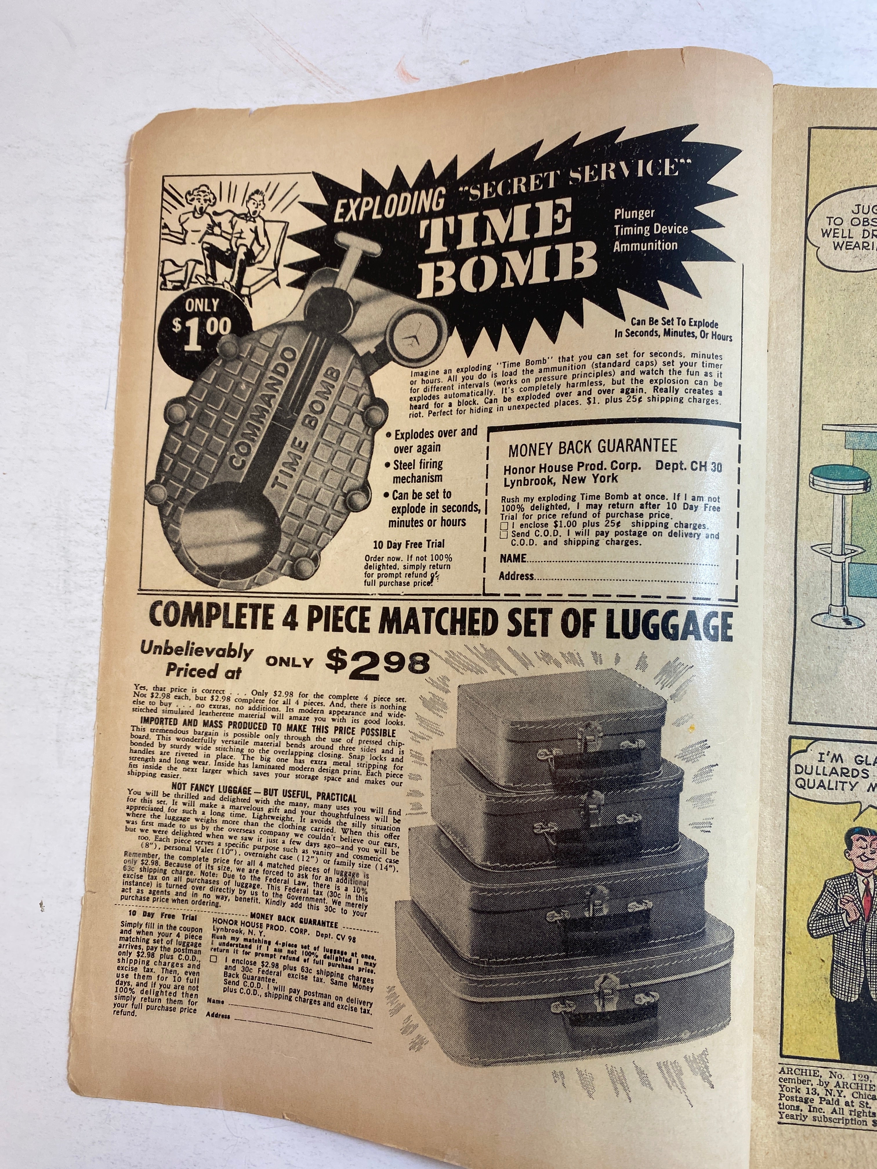 Archie Comic #129 1962
