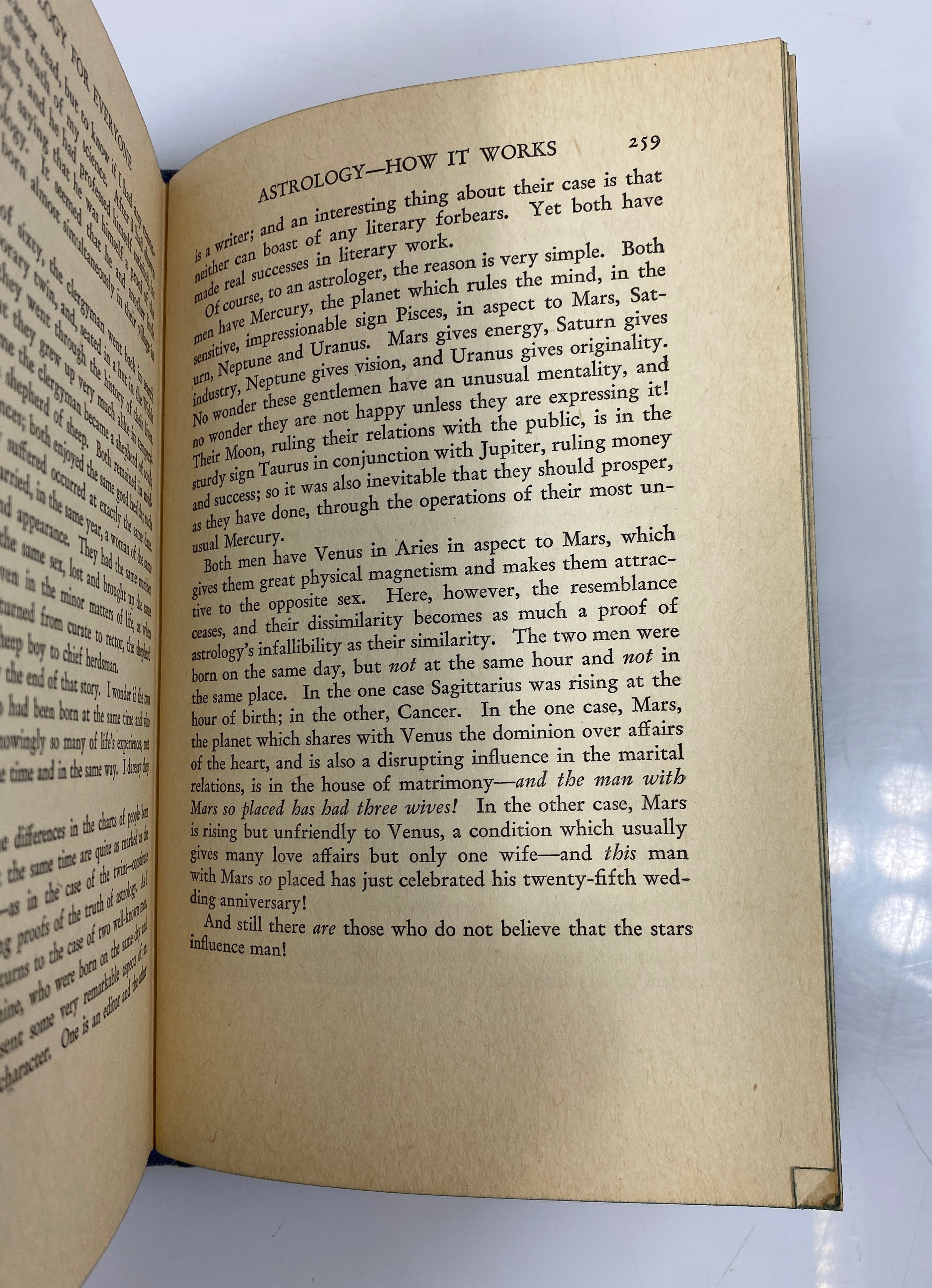 Astrology for Everyone Evangeline Adams 1943 Reprint HC DJ
