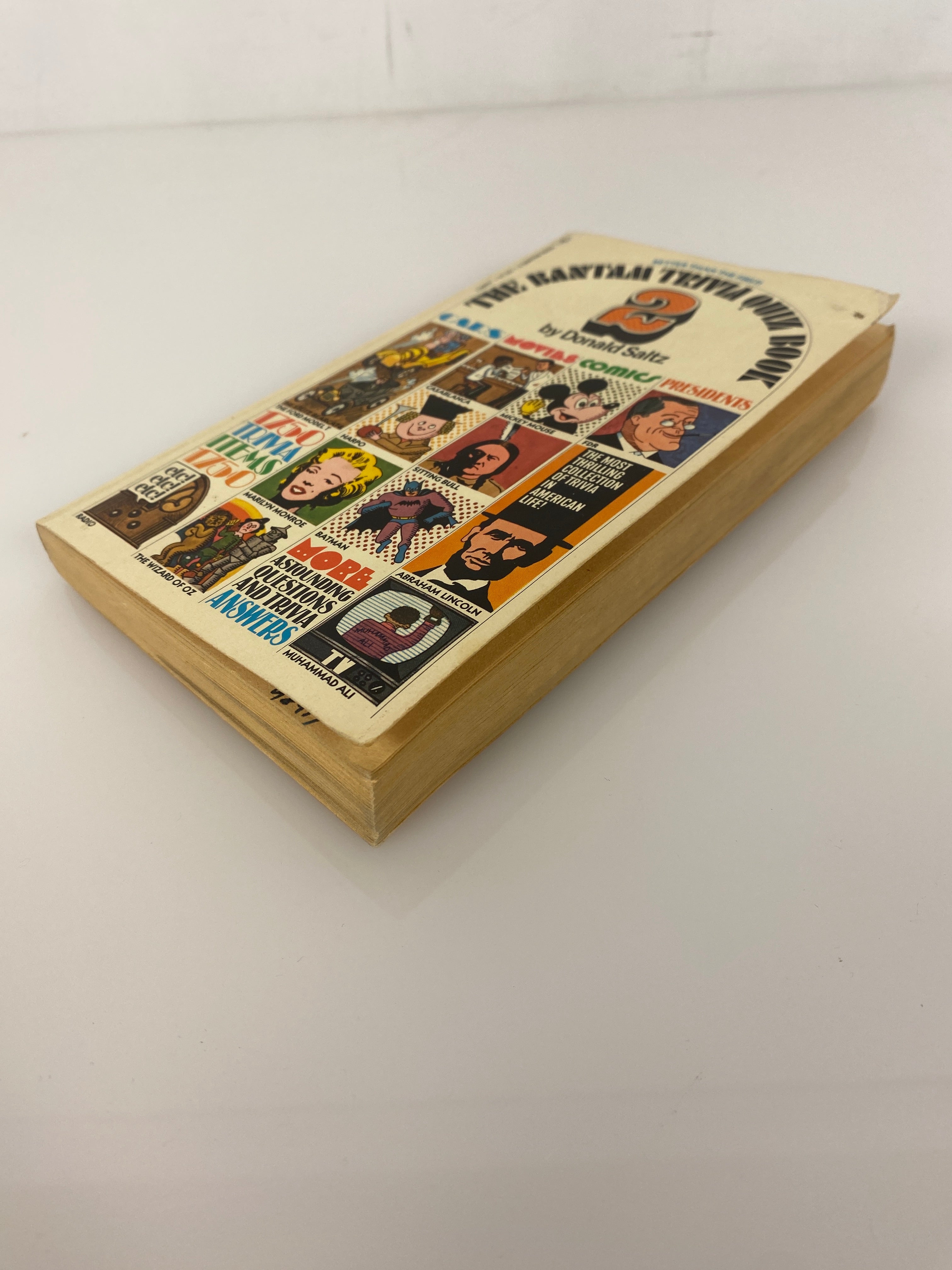 Bantam Trivia Quiz Book 2 Vintage Paperback 1976