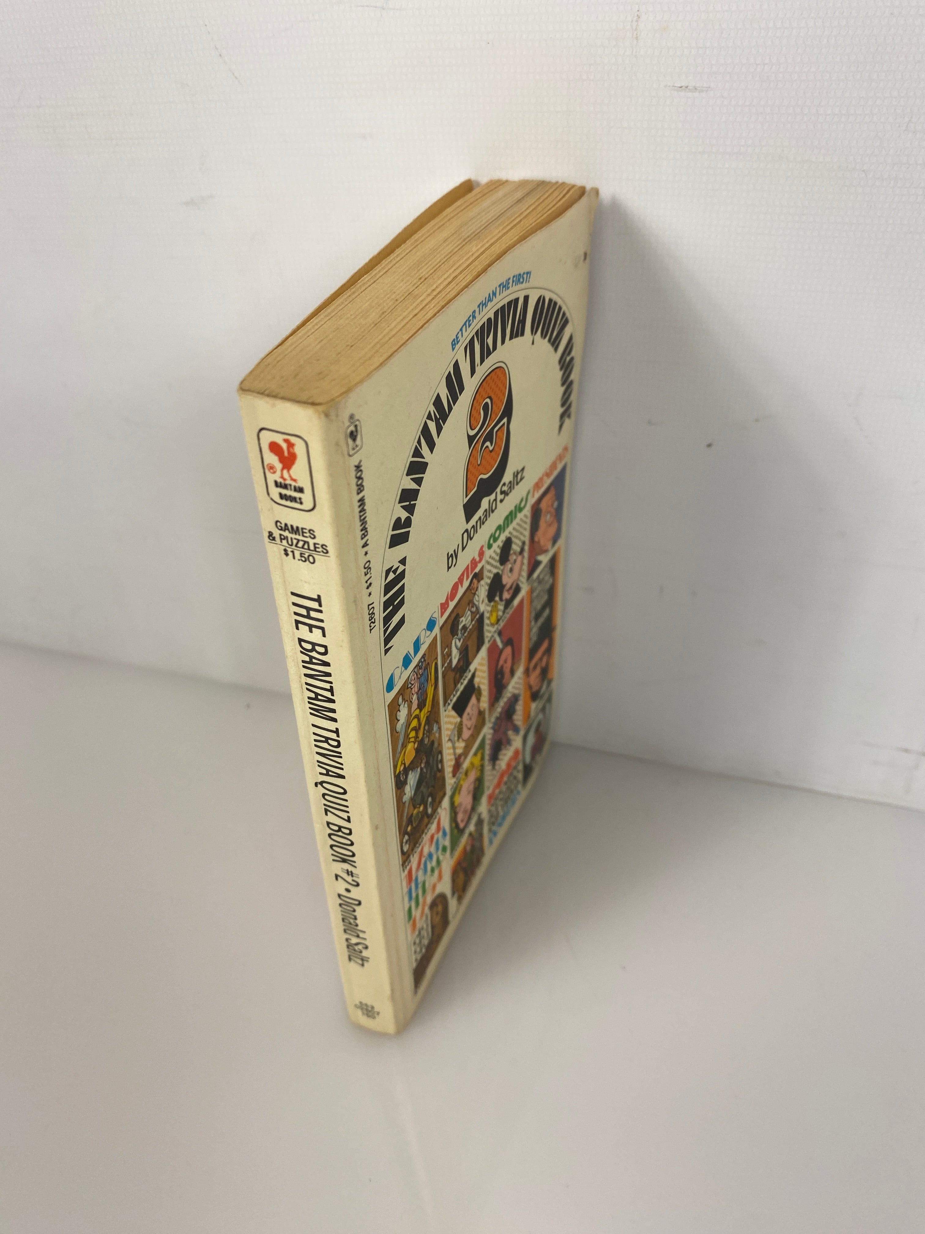 Bantam Trivia Quiz Book 2 Vintage Paperback 1976