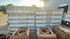 Beige Metal and Wooden Stacking Organizers