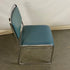 Bertolini Seating Blue Upholstered Stackable Chair