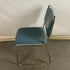 Bertolini Seating Blue Upholstered Stackable Chair