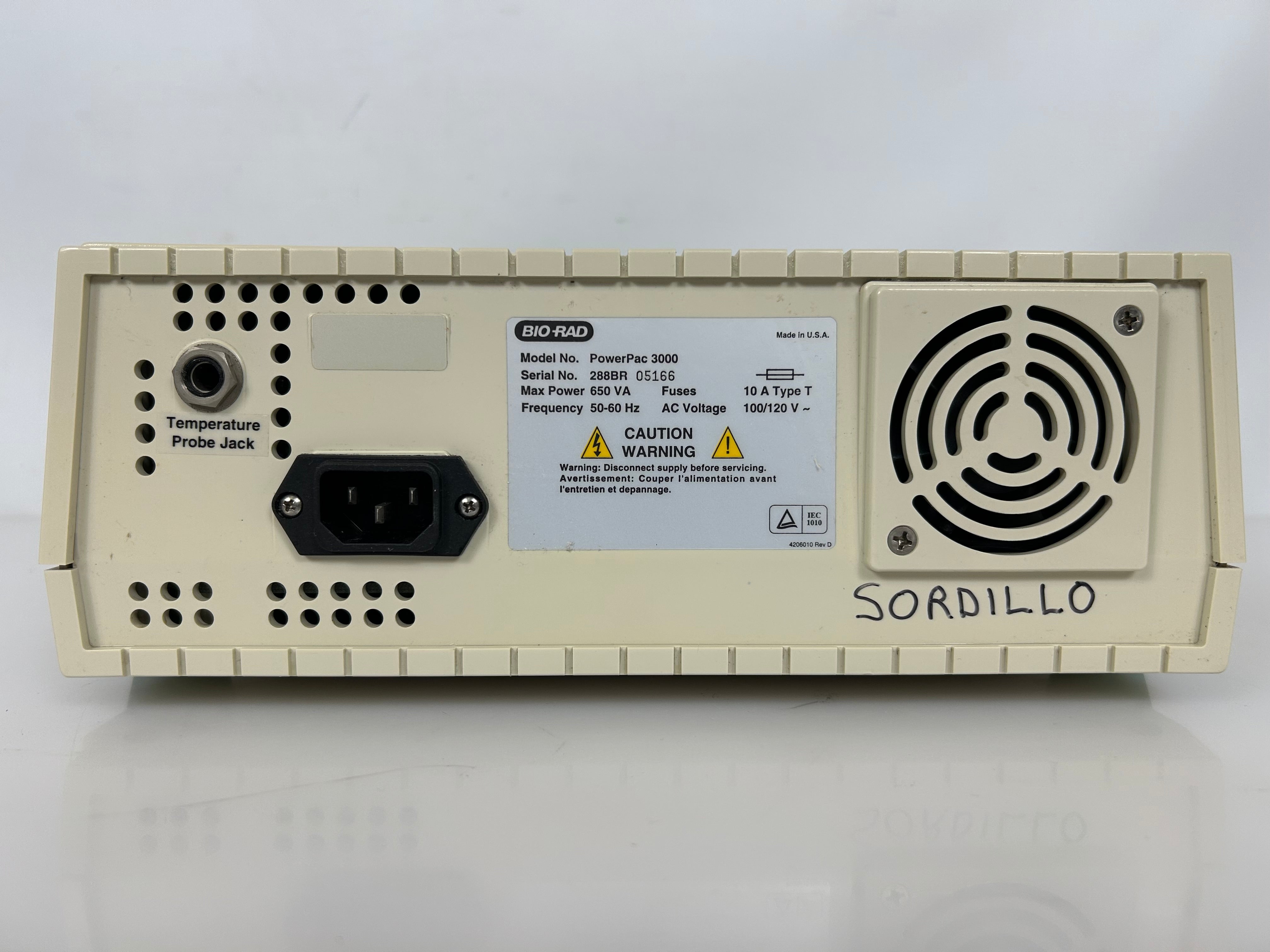 Bio-Rad Power-Pac 3000 Electrophoresis Power Supply