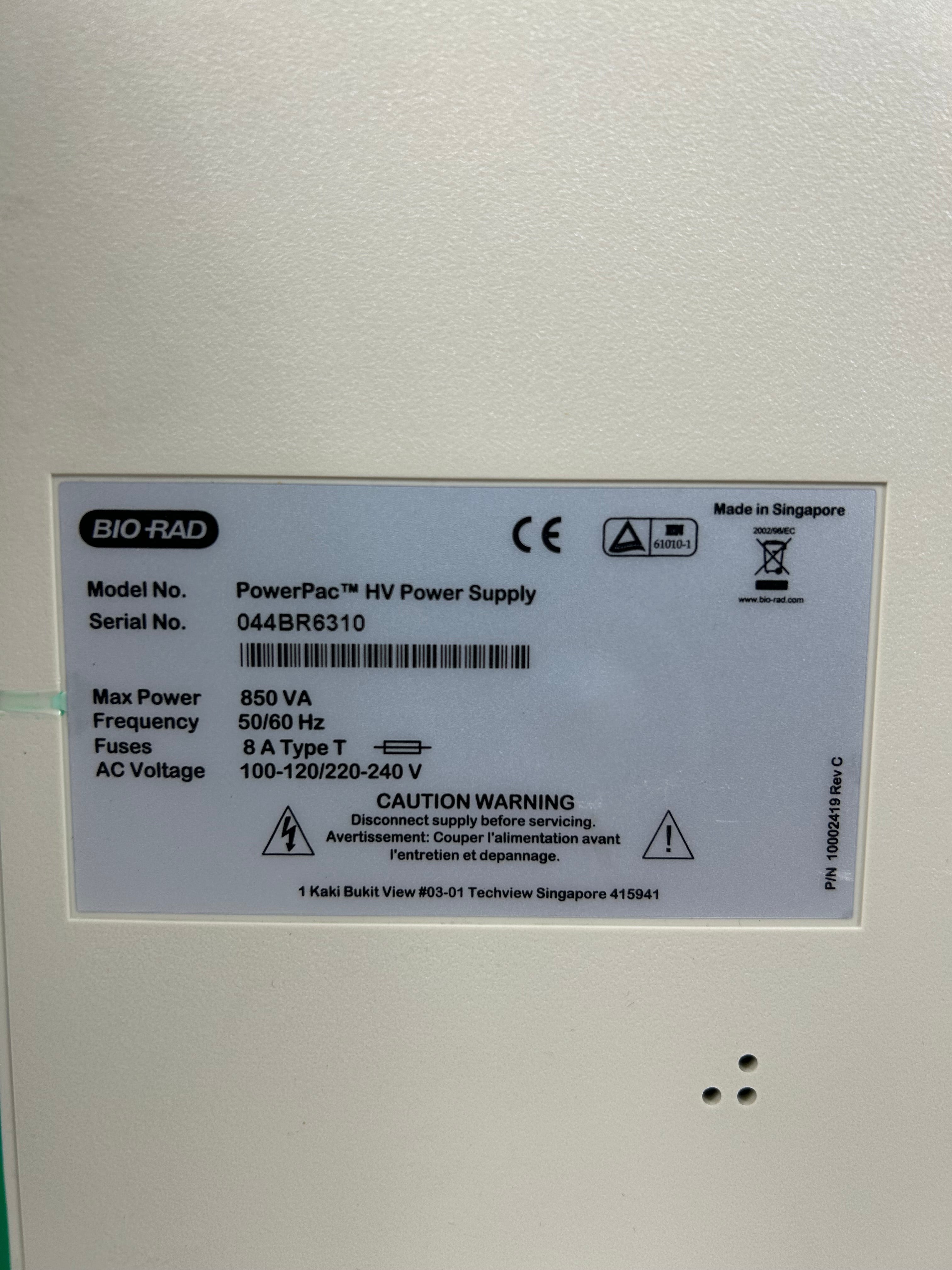 Bio-Rad PowerPac HV